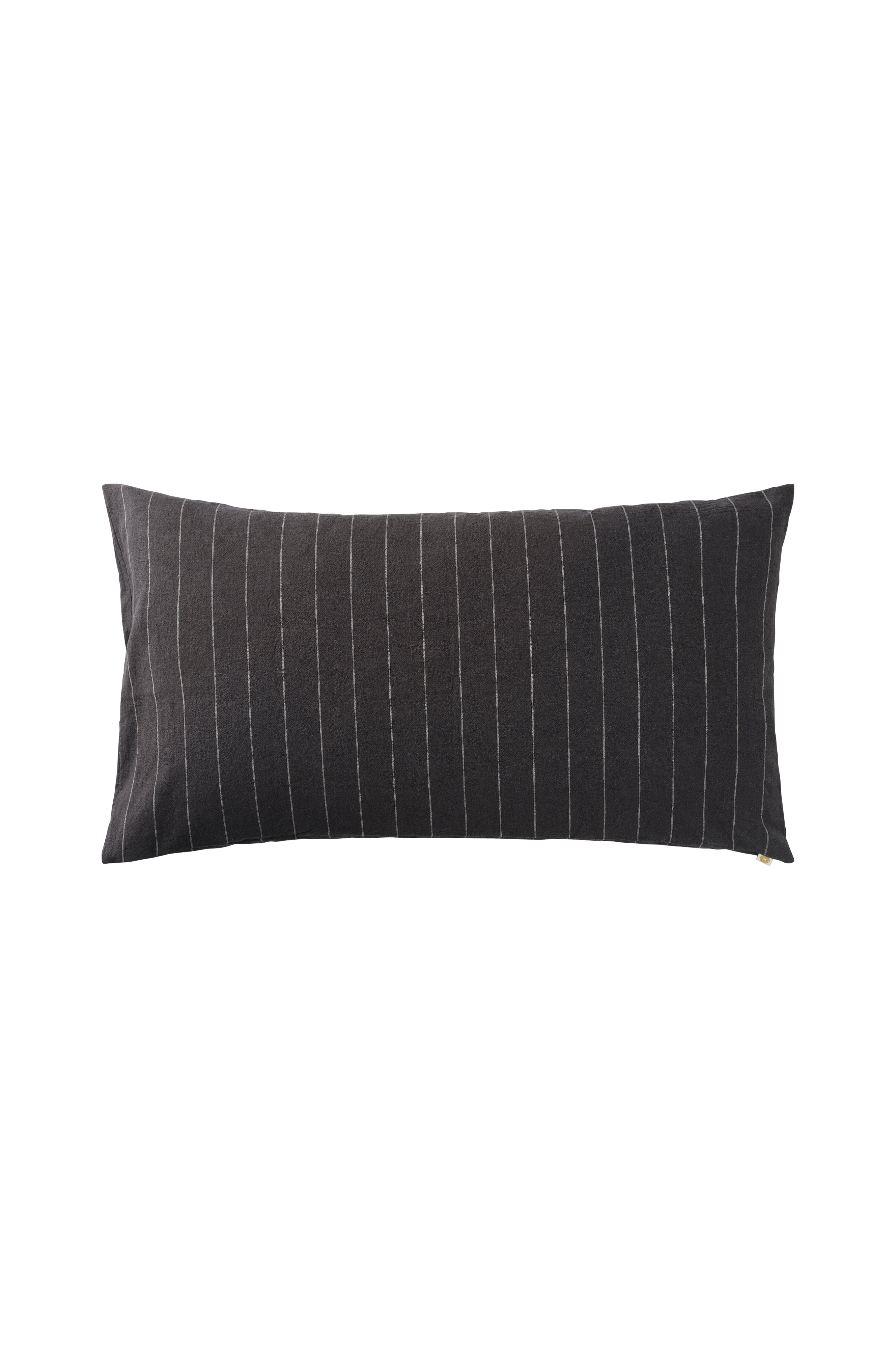 Putetrekk Elly Thin Stripe i resirkulert halvlinne