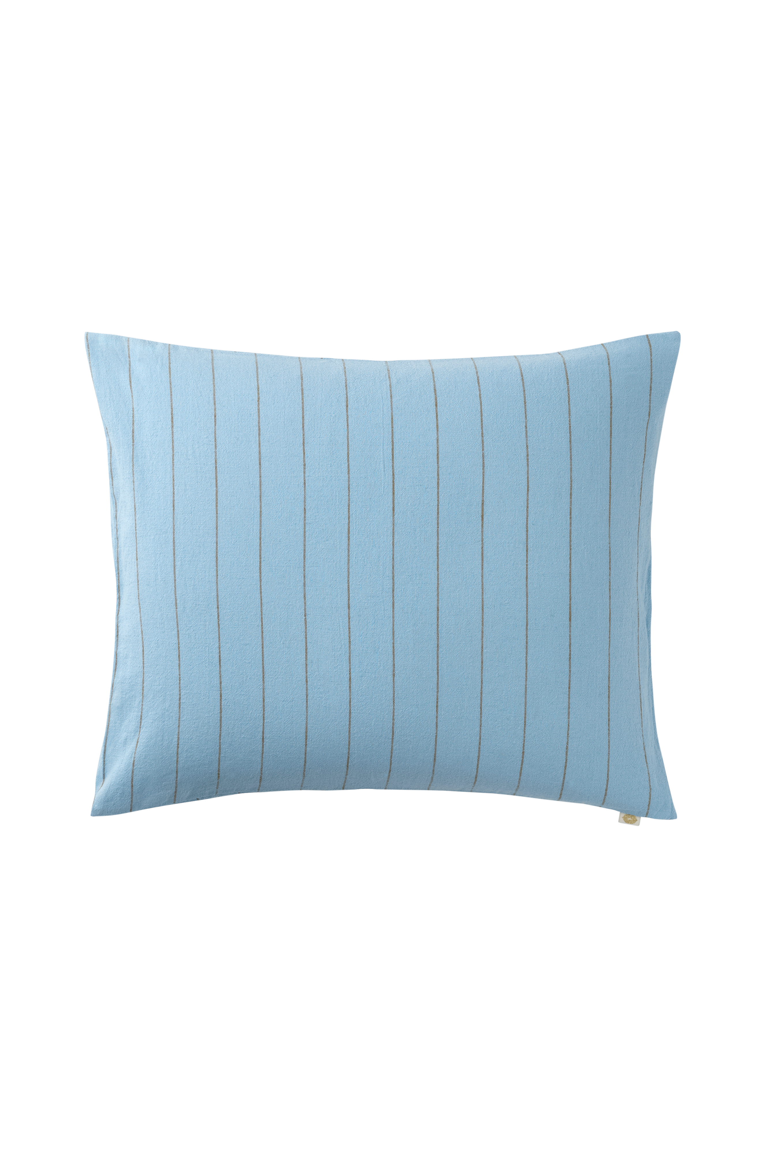 Putetrekk Elly Thin Stripe i resirkulert halvlinne