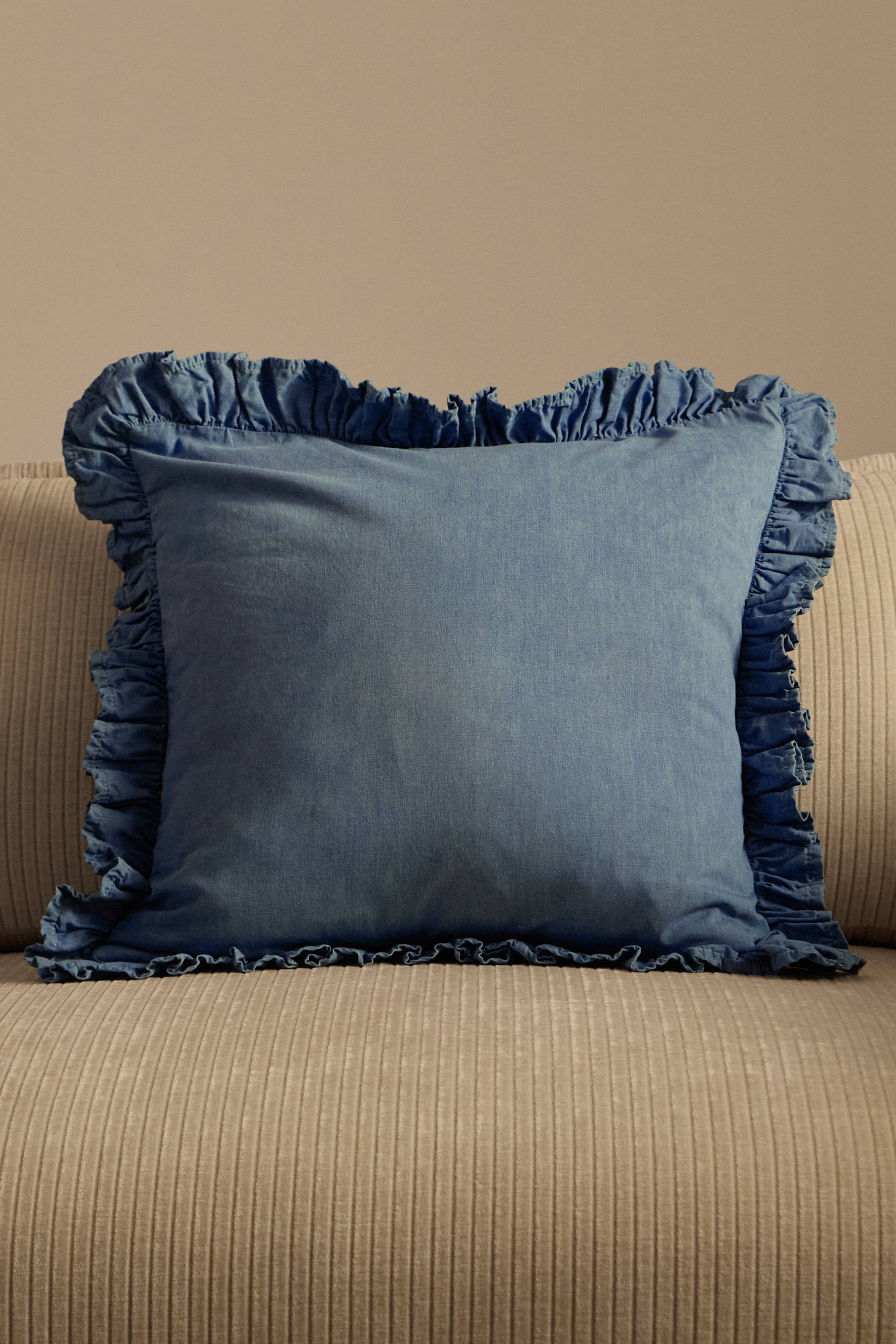 Putetrekk Denim Frill
