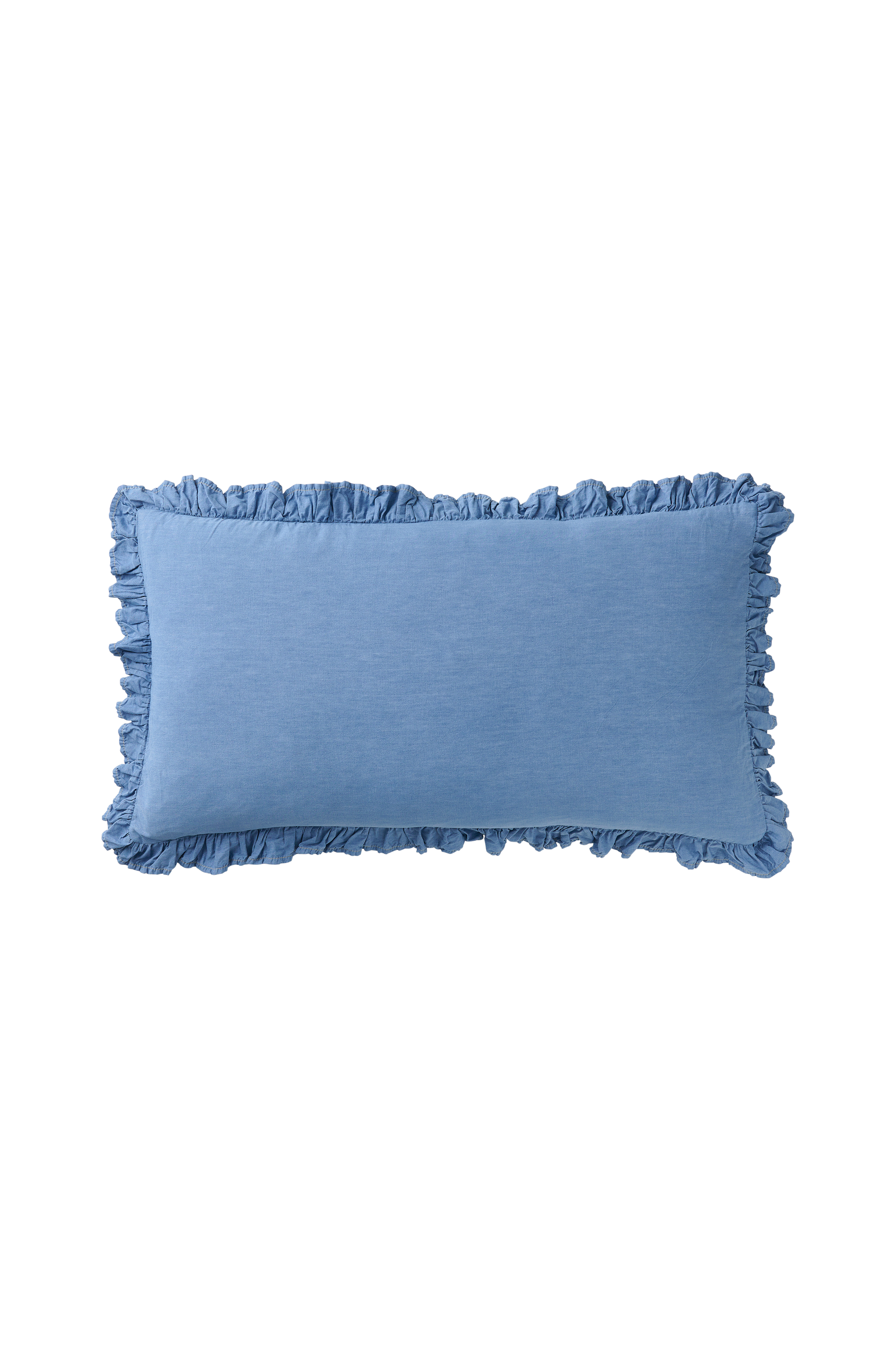 Putetrekk Denim Frilled