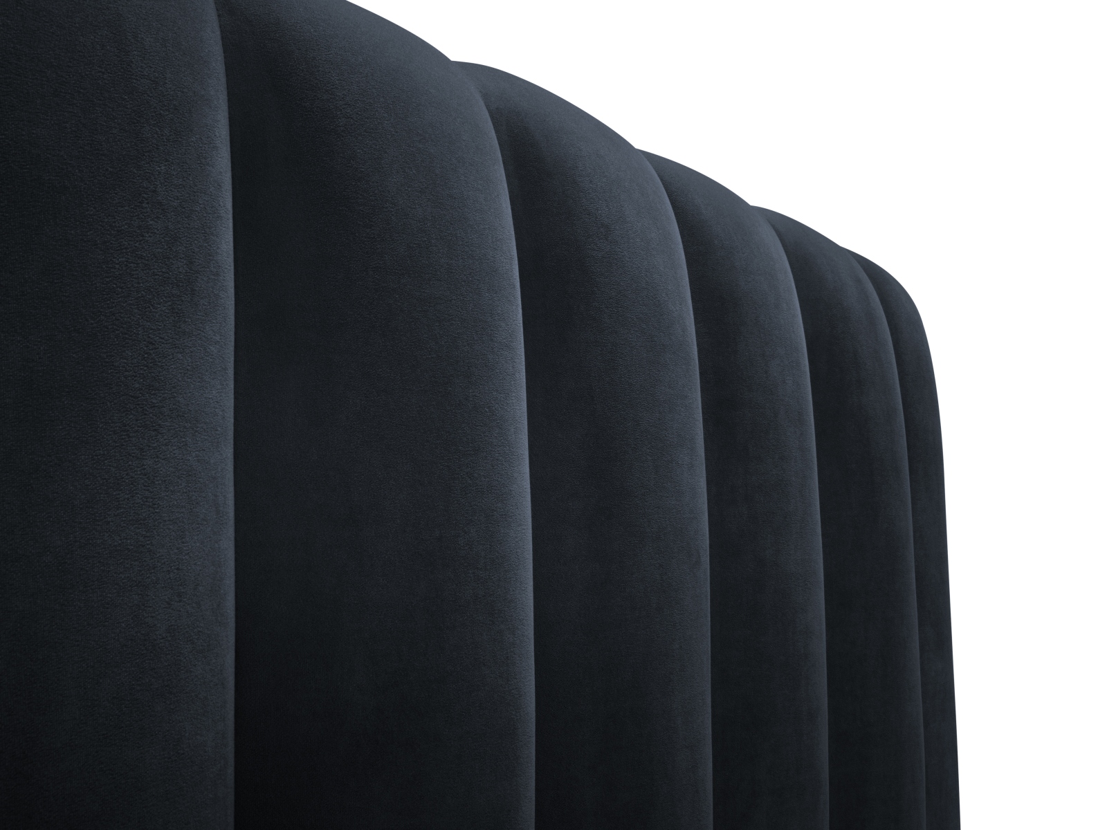 Velvet Storage Bed With Headboard, "Kelp", 165x230x125