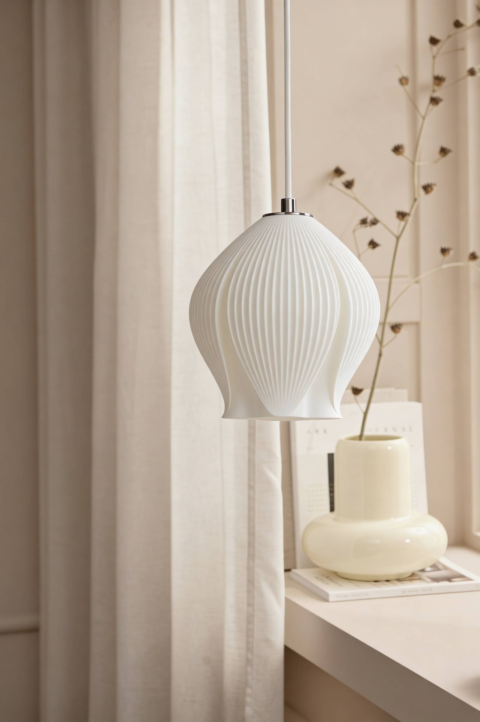 Taklampe Flora