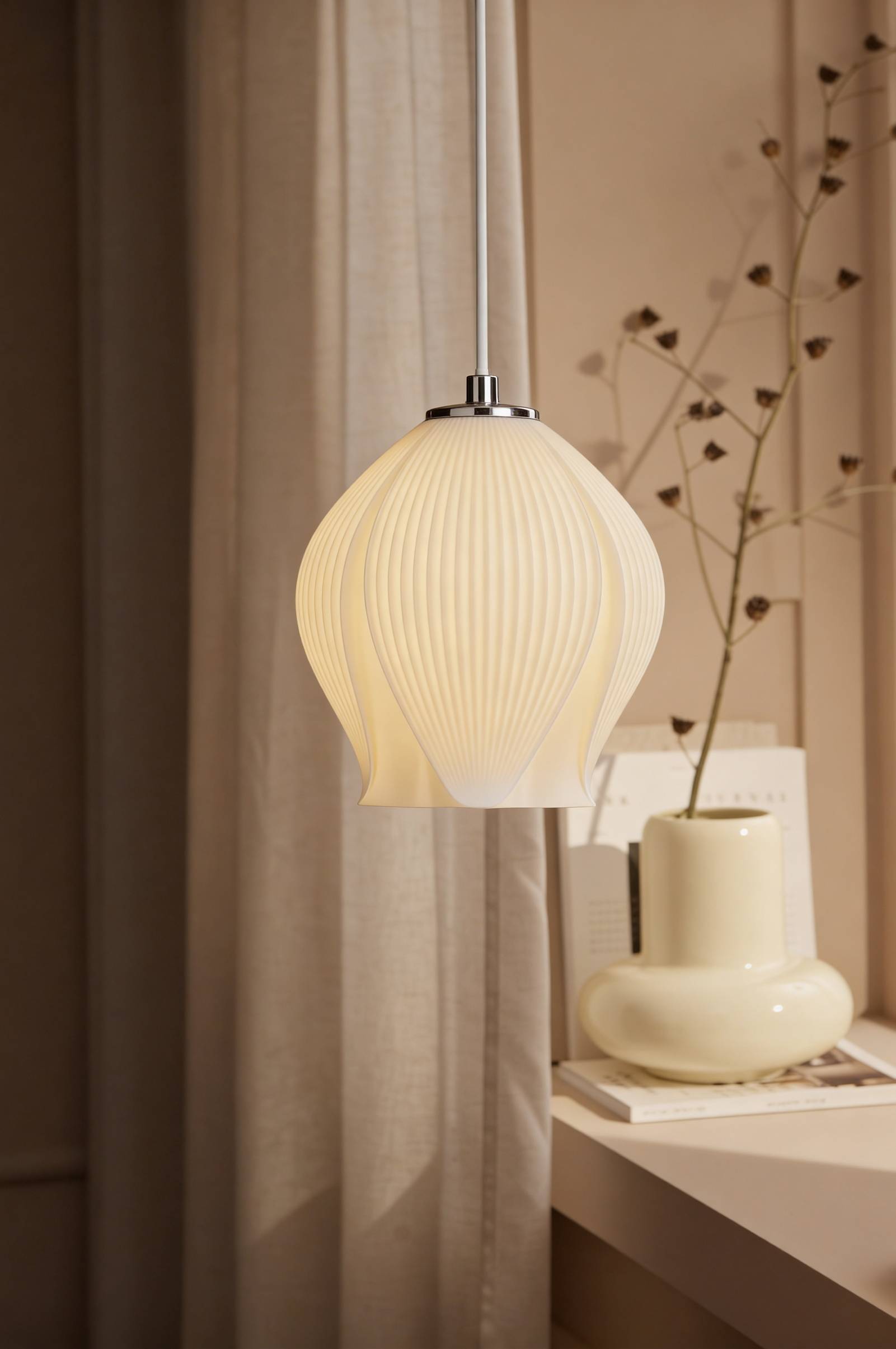 Taklampe Flora