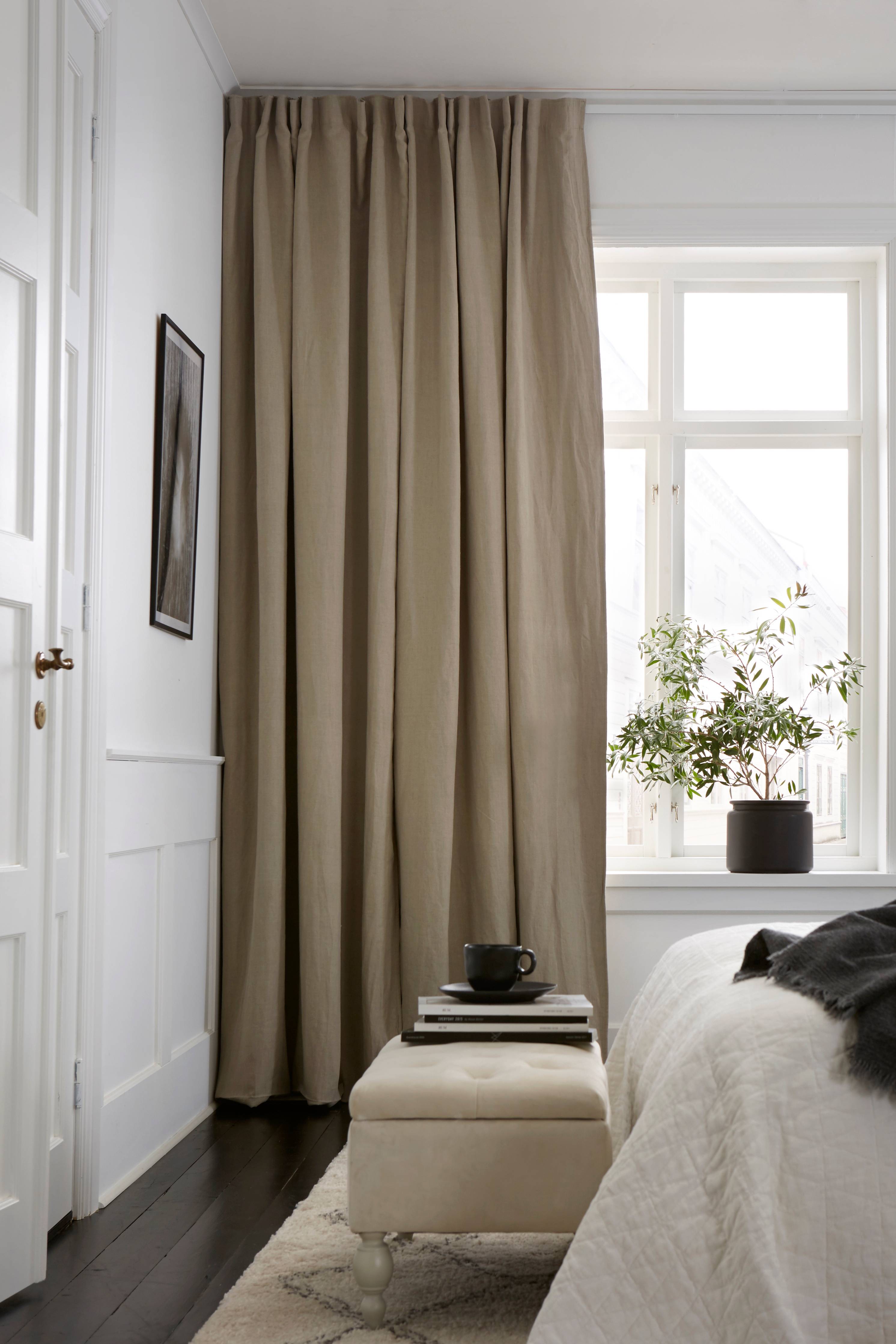 Gardin med rynkebånd Alexandra 1-pk