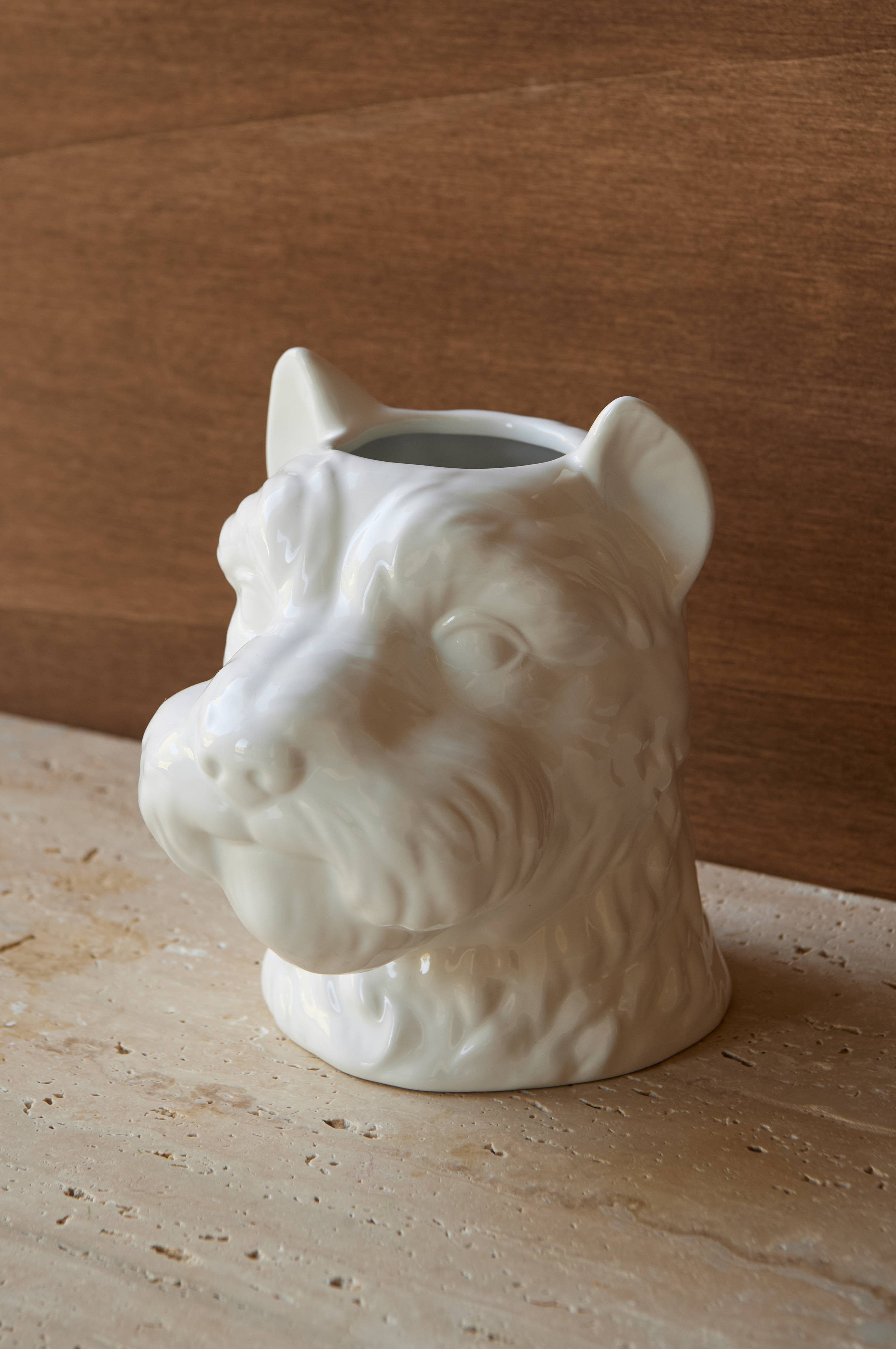 Vase Schnauzer høyde 18,5 cm