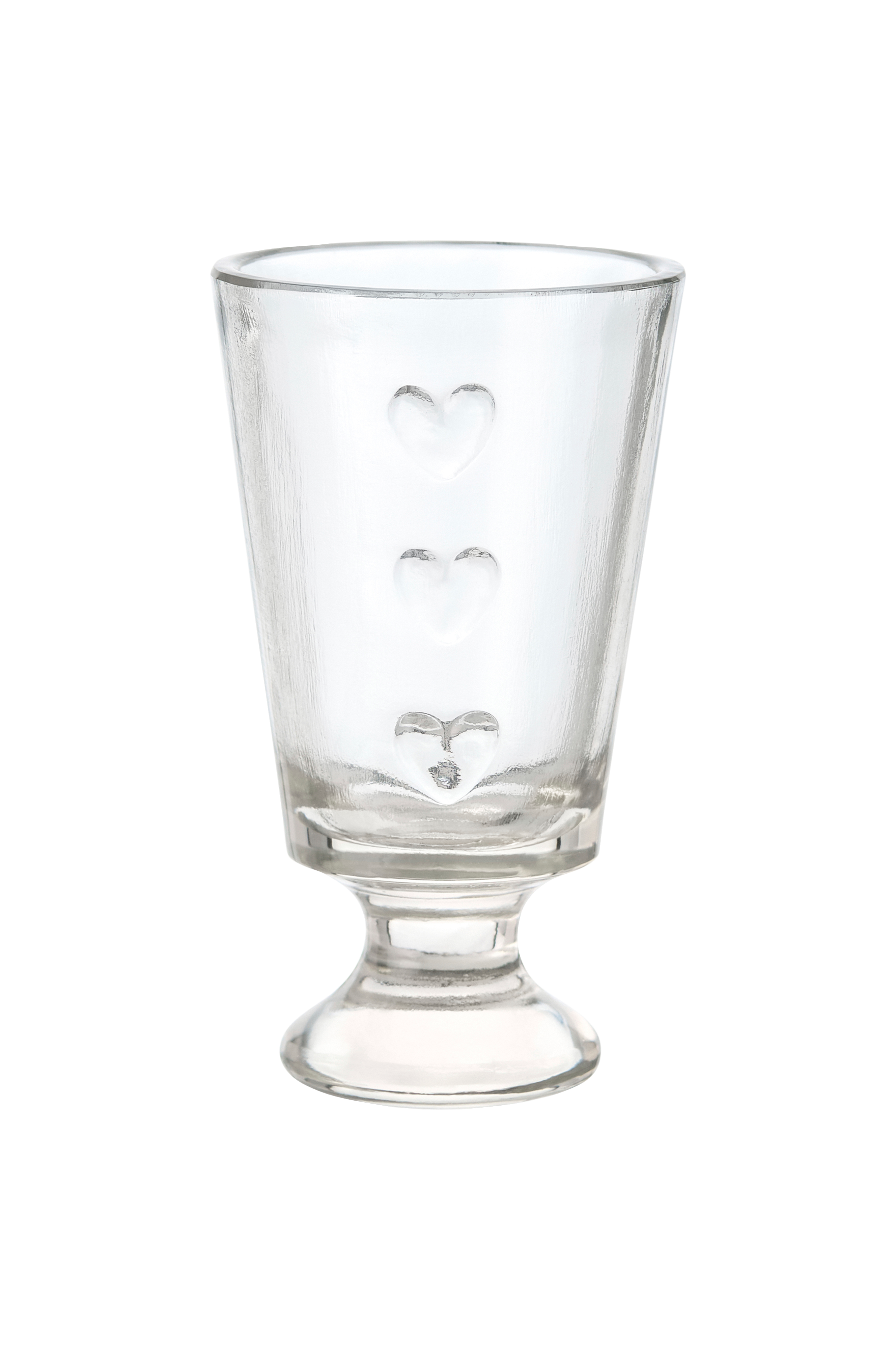 Drikkeglass Heart 4-pakning