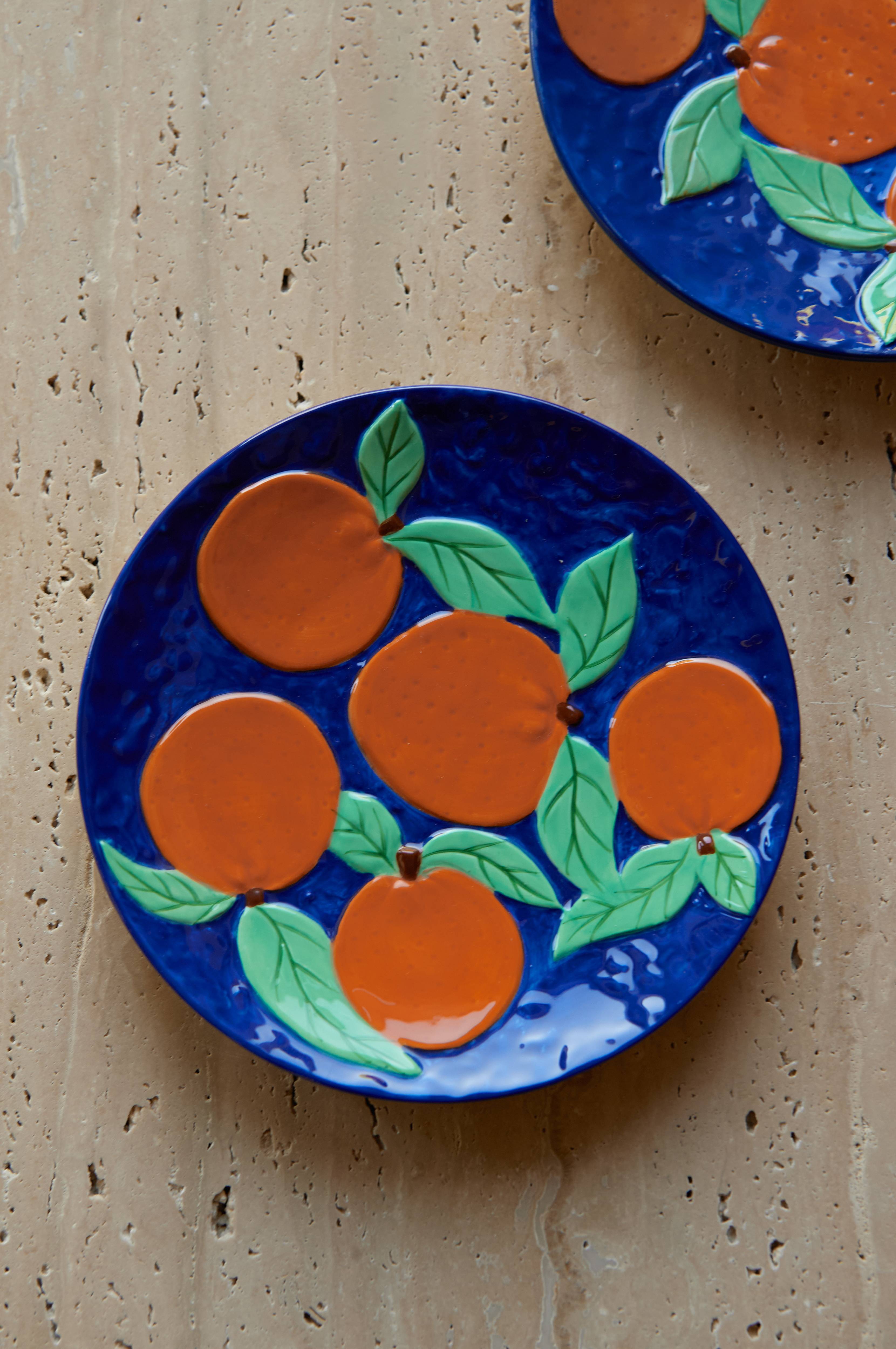 Sidetallerken Orange Ø 17 cm
