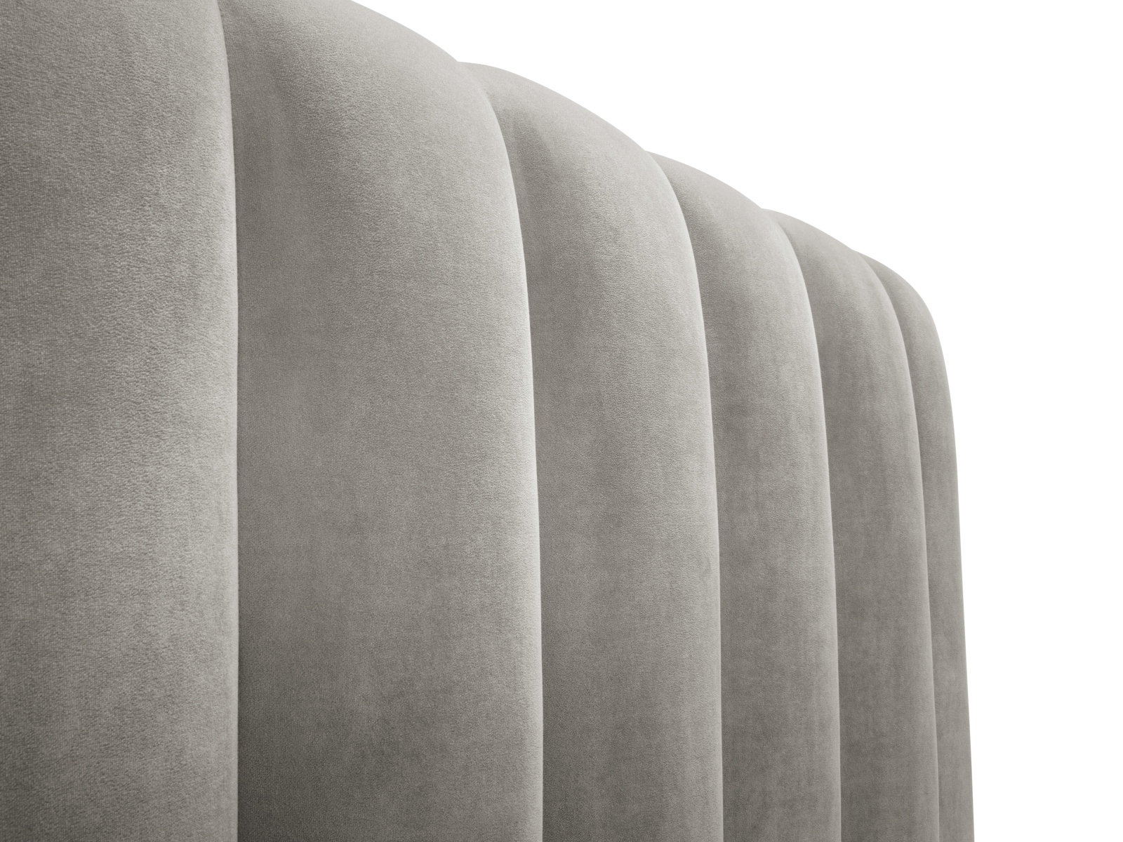 Velvet Storage Bed With Headboard, "Kelp", 225x230x125