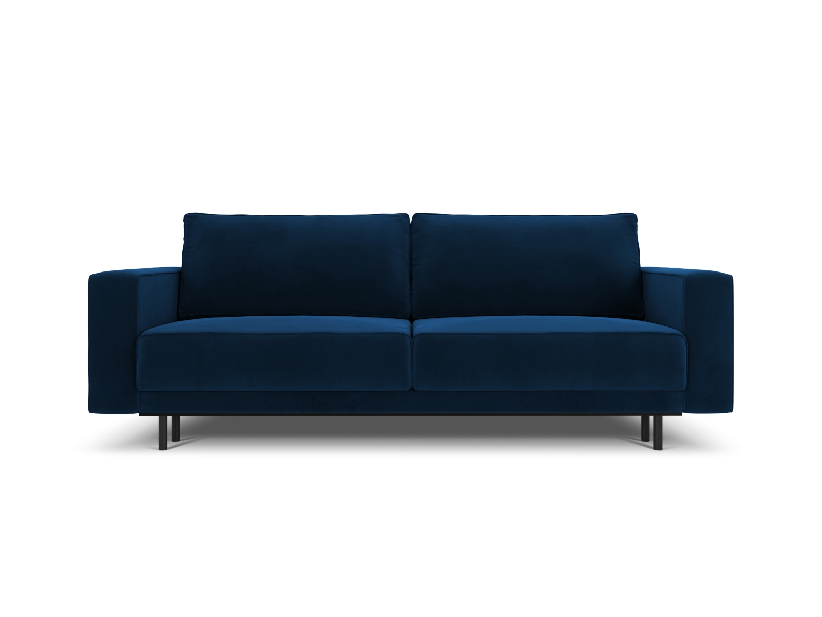 Velvet Sofa With Bed Function And Box, "Caro", 3 Seats, 236x97x93