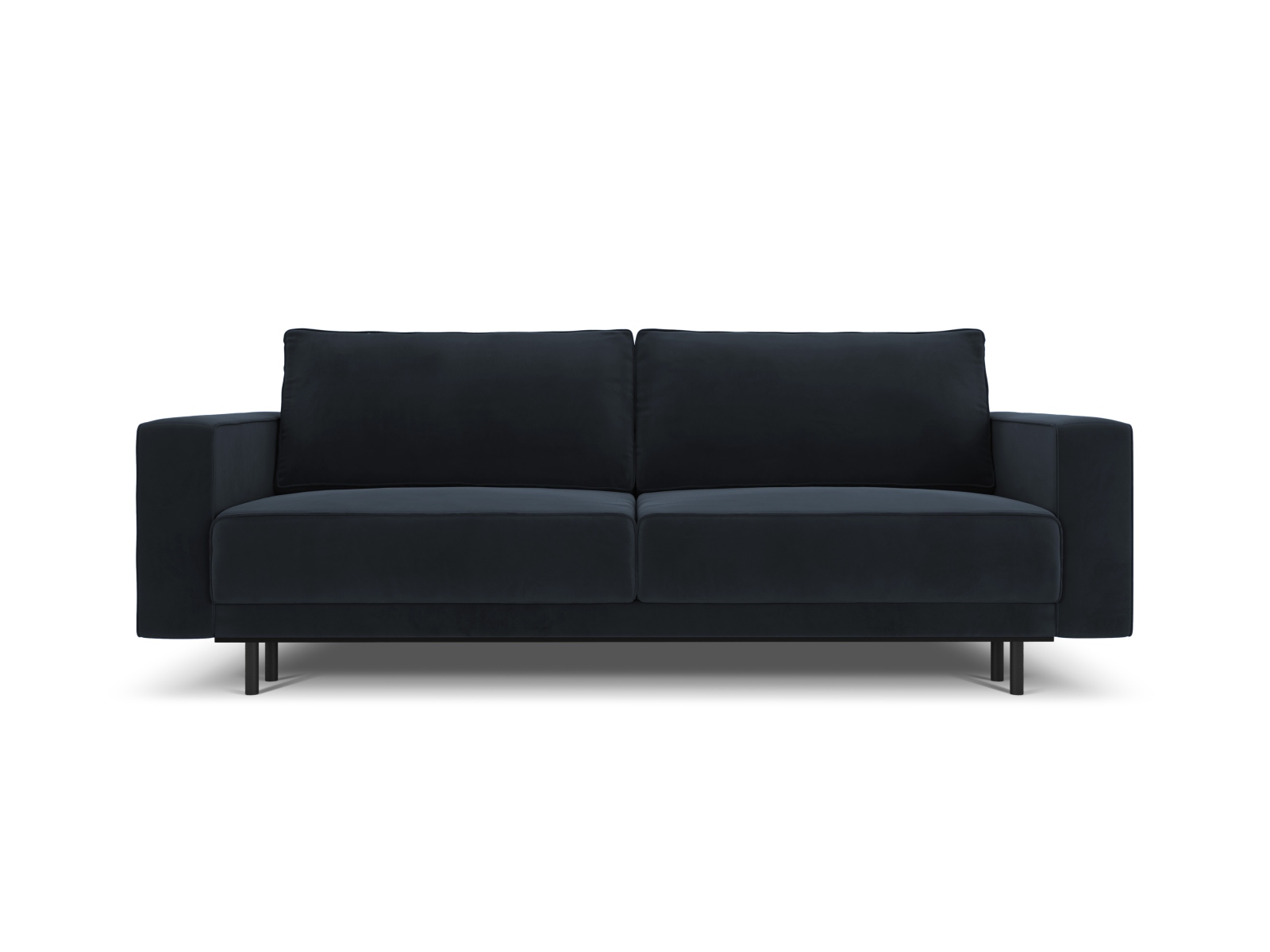 Velvet Sofa With Bed Function And Box, "Caro", 3 Seats, 236x97x93