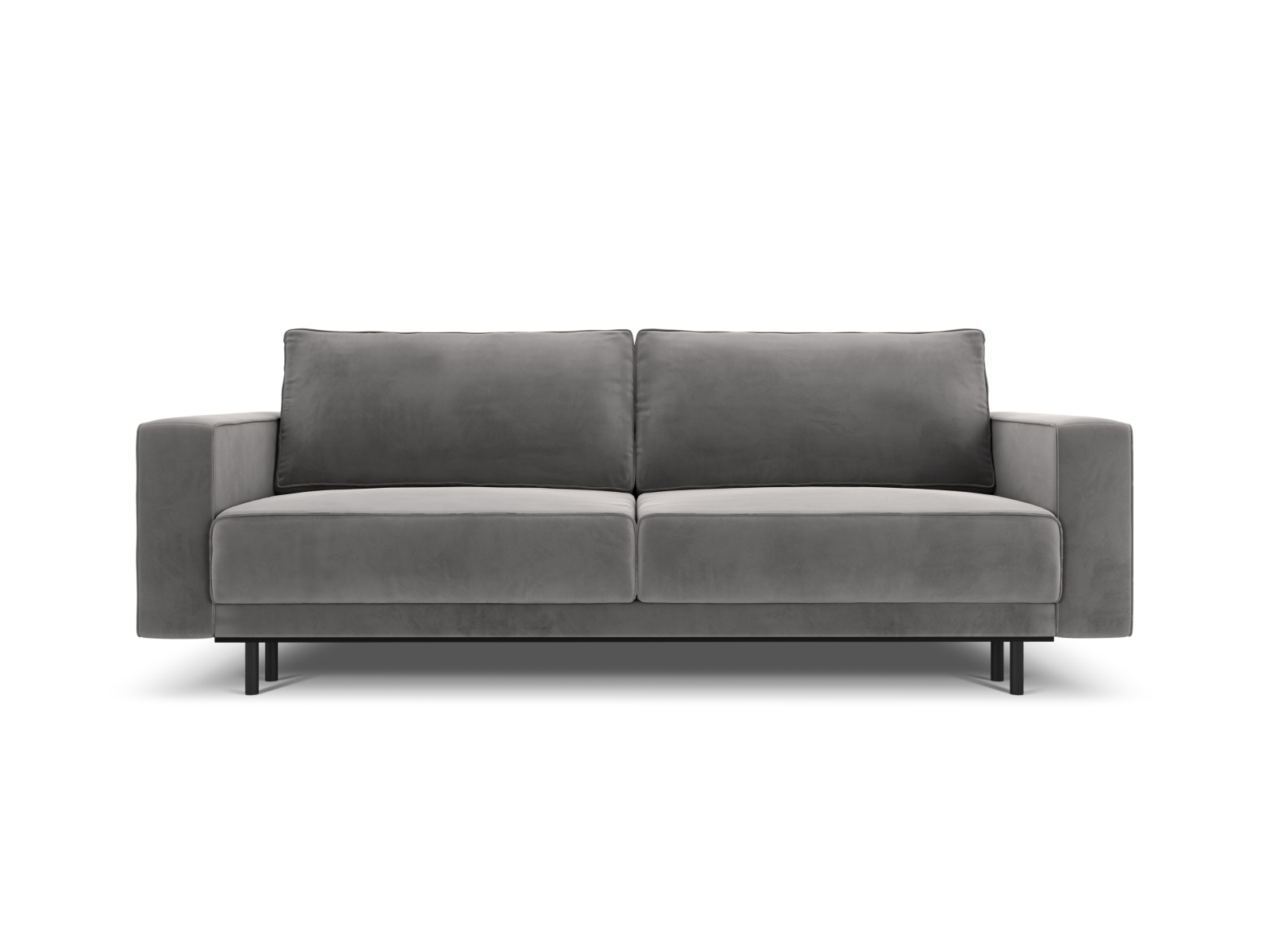 Velvet Sofa With Bed Function And Box, "Caro", 3 Seats, 236x97x93