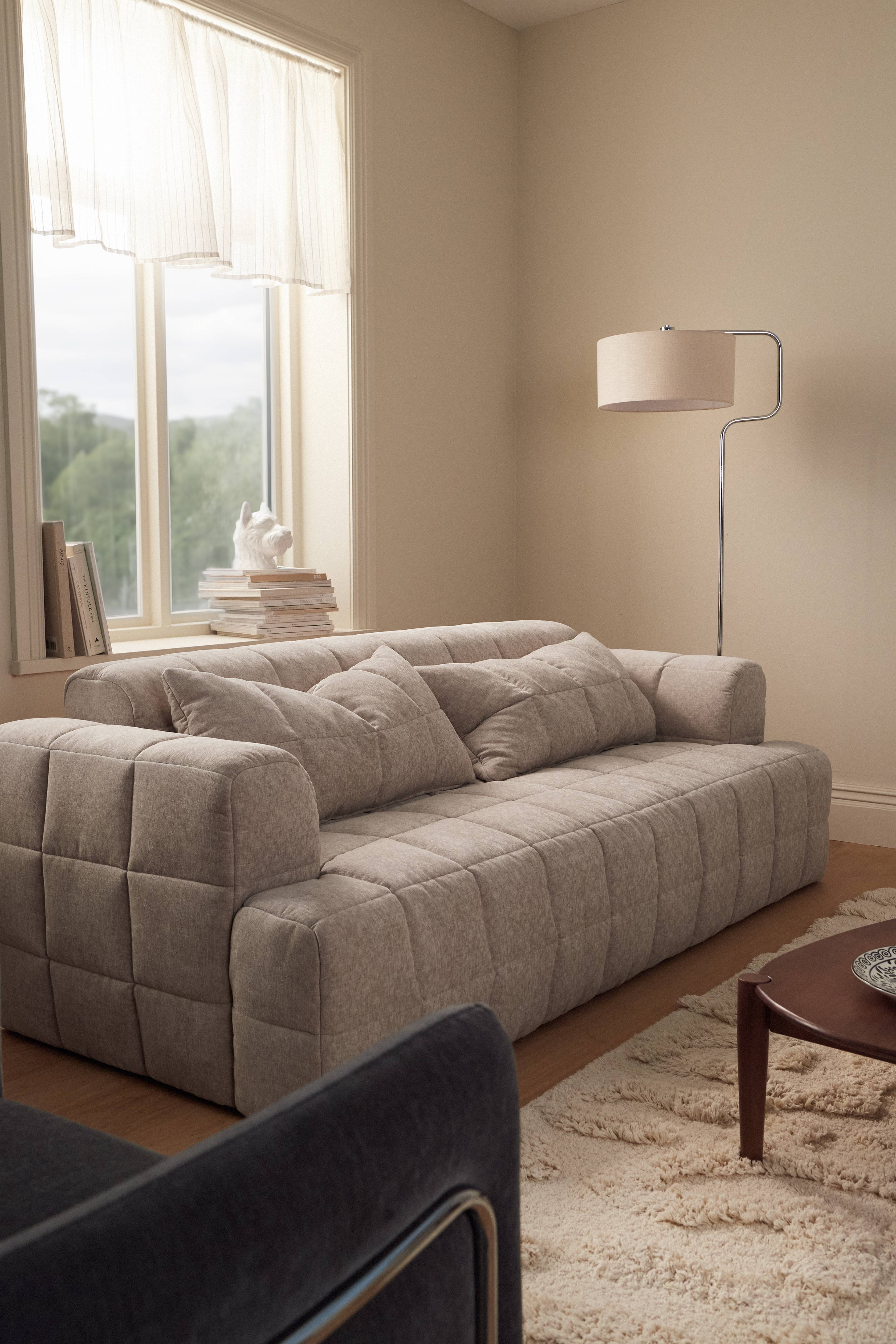 Sofa Soffa Axamiliam 3sits Beige G476-2 3-seters
