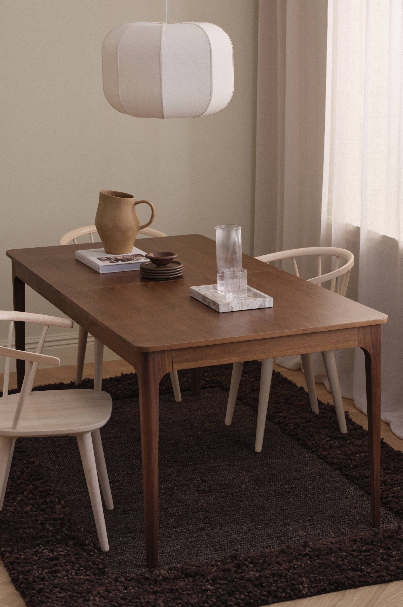 Spisebord Mimosa 60x180-270 cm