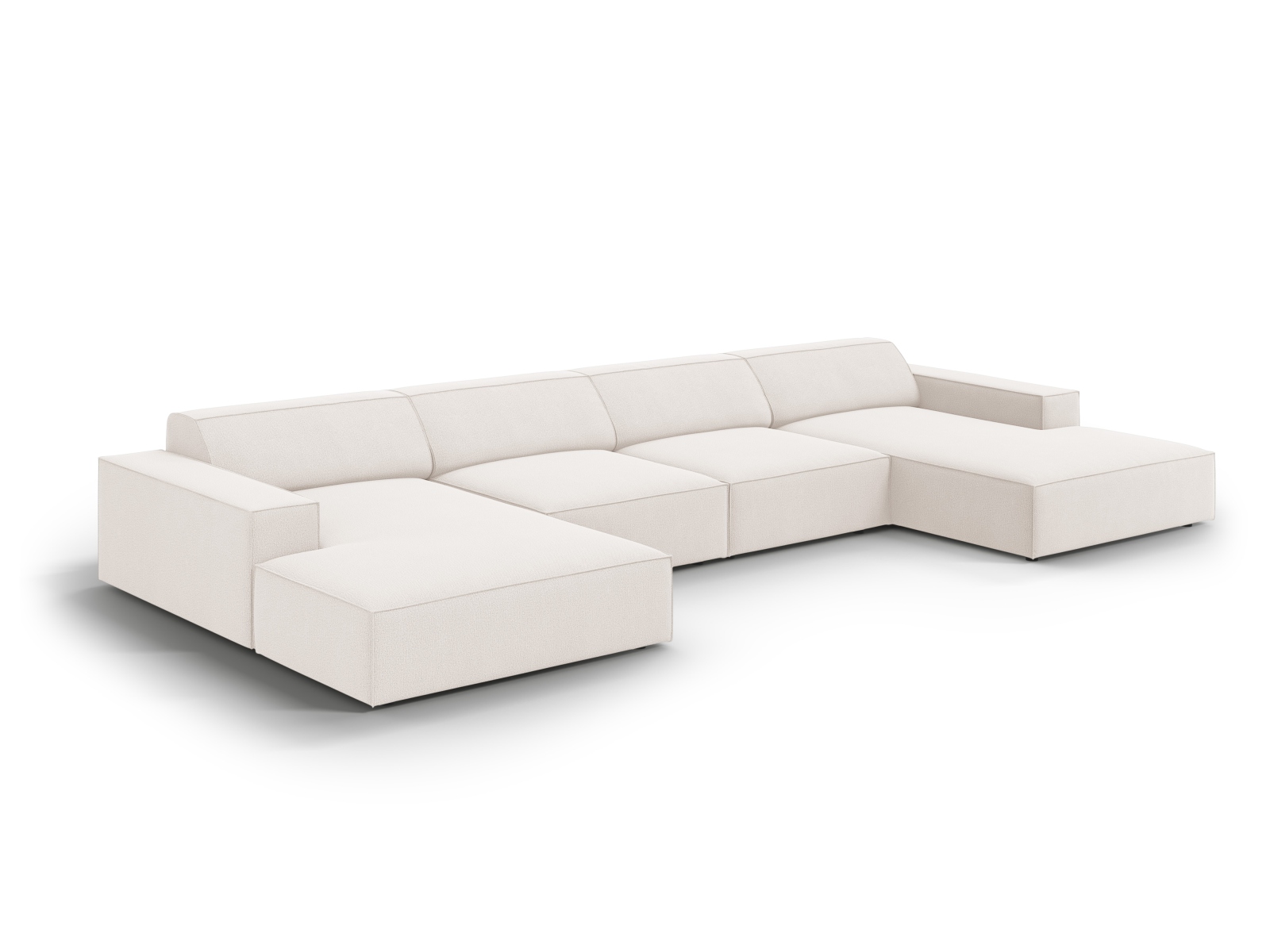 Modular Panoramic Sofa, "Jodie", 6 Seats, 364x162x77