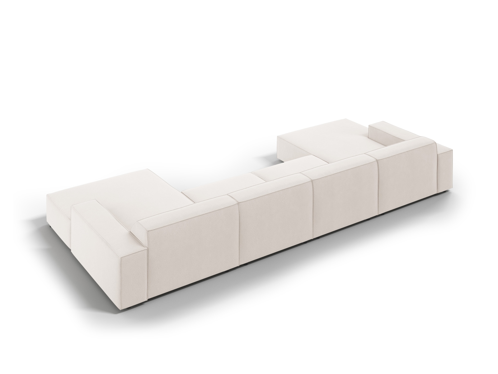 Modular Panoramic Sofa, "Jodie", 6 Seats, 364x162x77