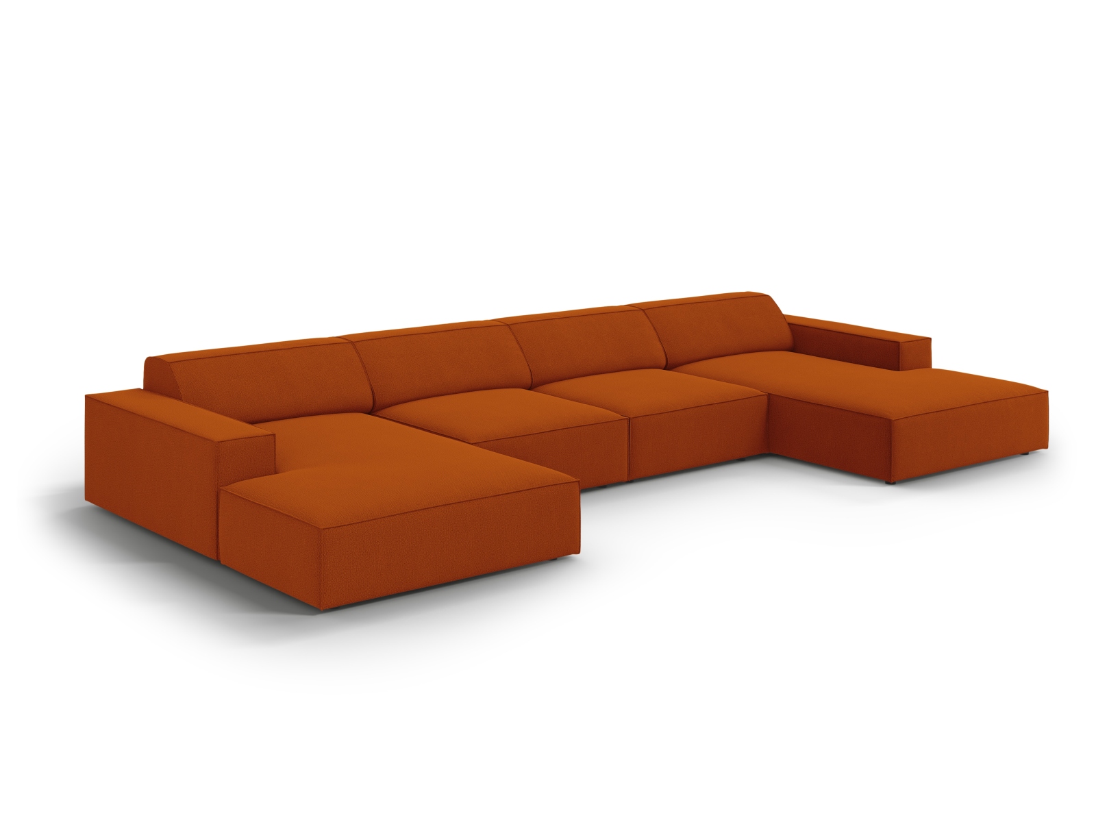 Modular Panoramic Sofa, "Jodie", 6 Seats, 364x162x77