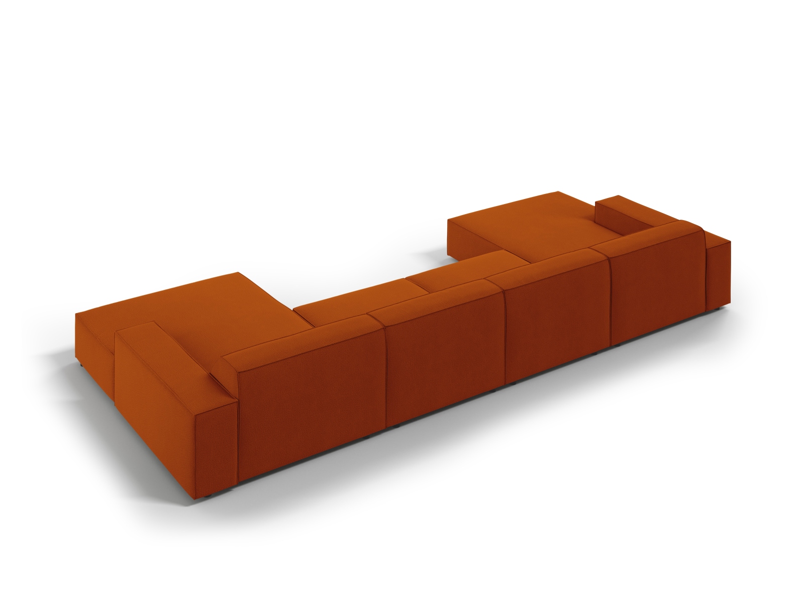 Modular Panoramic Sofa, "Jodie", 6 Seats, 364x162x77