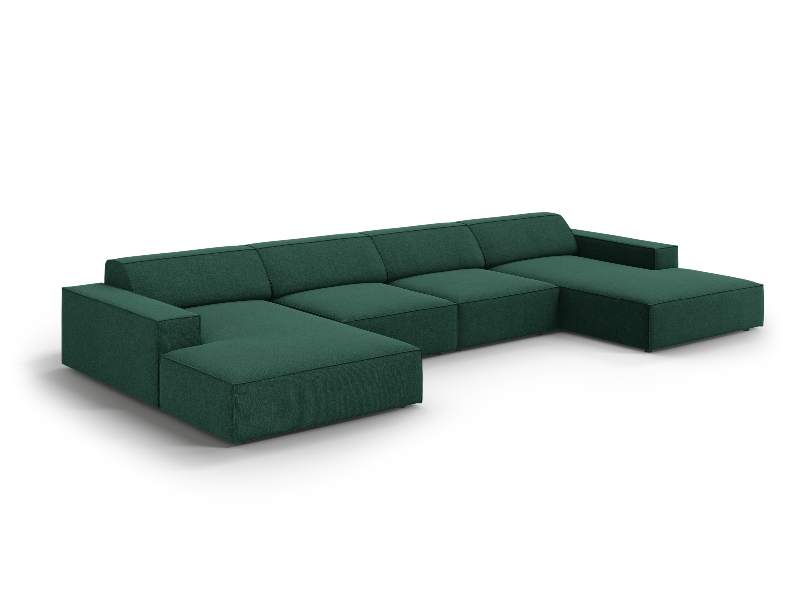 Modular Panoramic Sofa, "Jodie", 6 Seats, 364x162x77