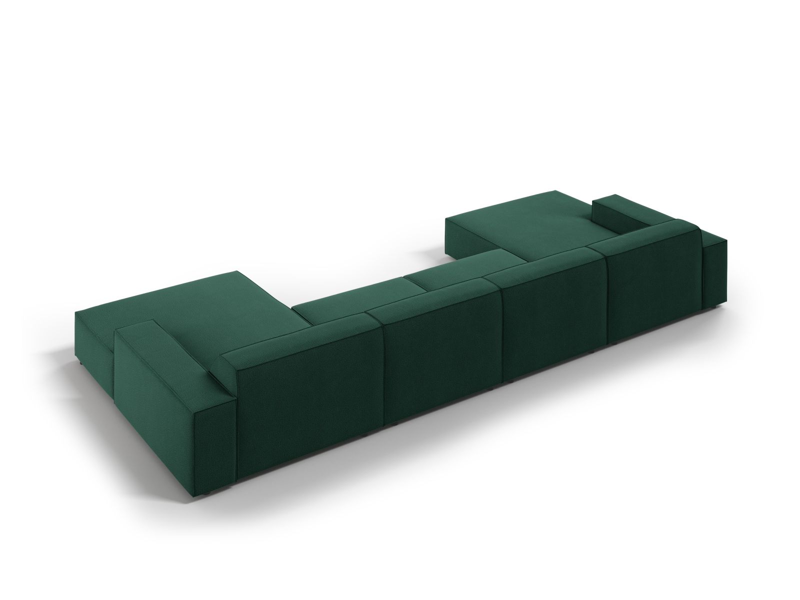 Modular Panoramic Sofa, "Jodie", 6 Seats, 364x162x77