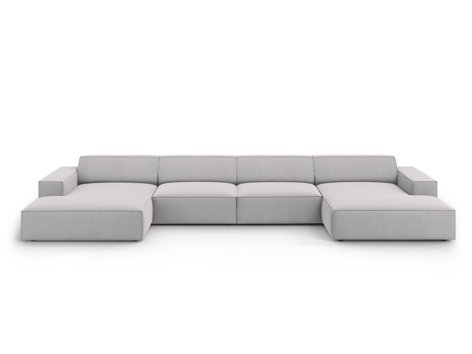 Modular Panoramic Sofa, "Jodie", 6 Seats, 364x162x77