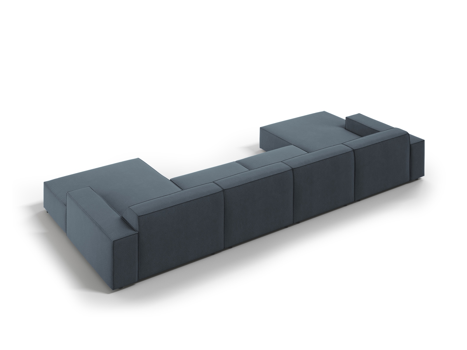 Modular Panoramic Sofa, "Jodie", 6 Seats, 364x162x77