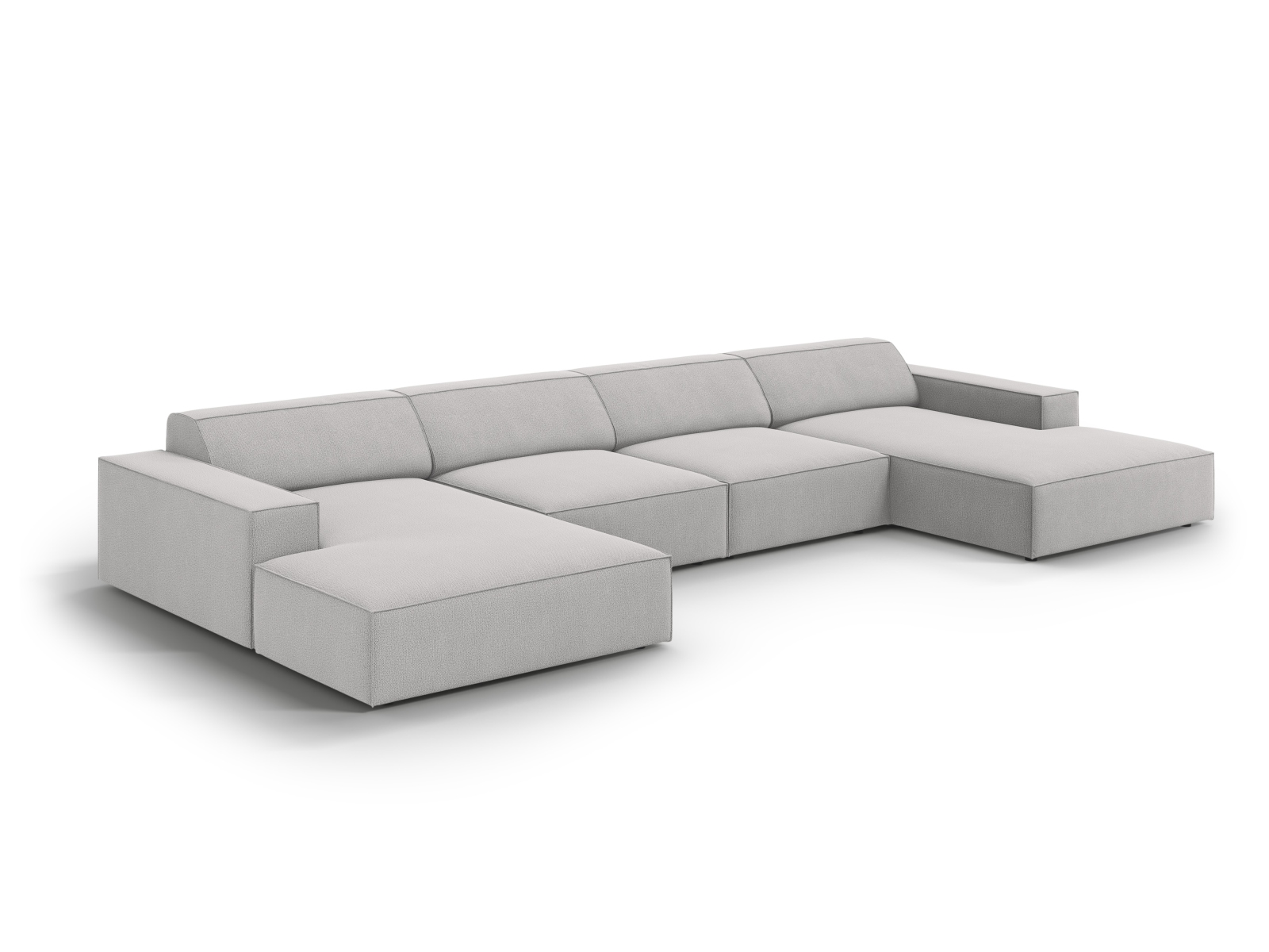 Modular Panoramic Sofa, "Jodie", 6 Seats, 364x162x77