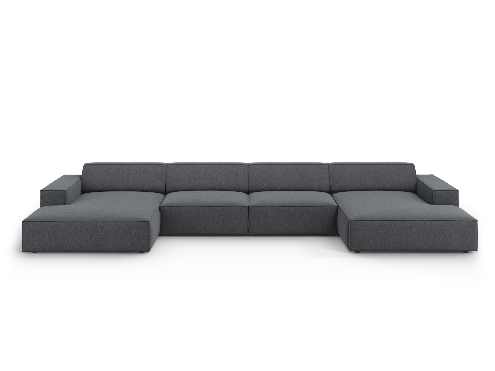 Modular Panoramic Sofa, "Jodie", 6 Seats, 364x162x77