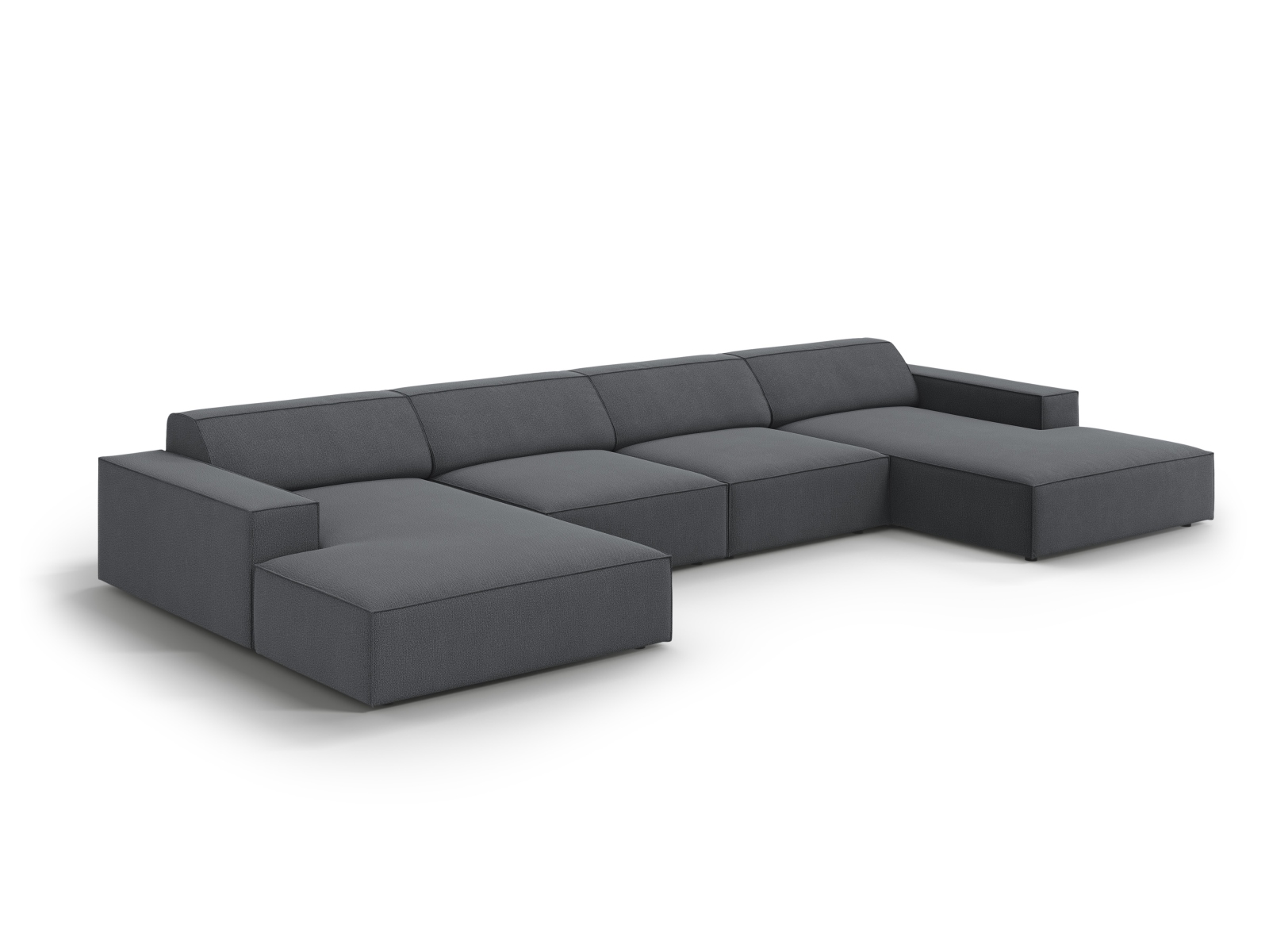 Modular Panoramic Sofa, "Jodie", 6 Seats, 364x162x77