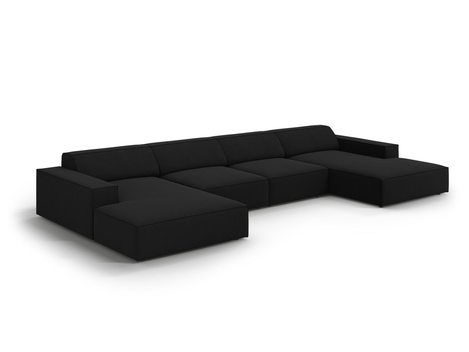 Modular Panoramic Sofa, "Jodie", 6 Seats, 364x162x77