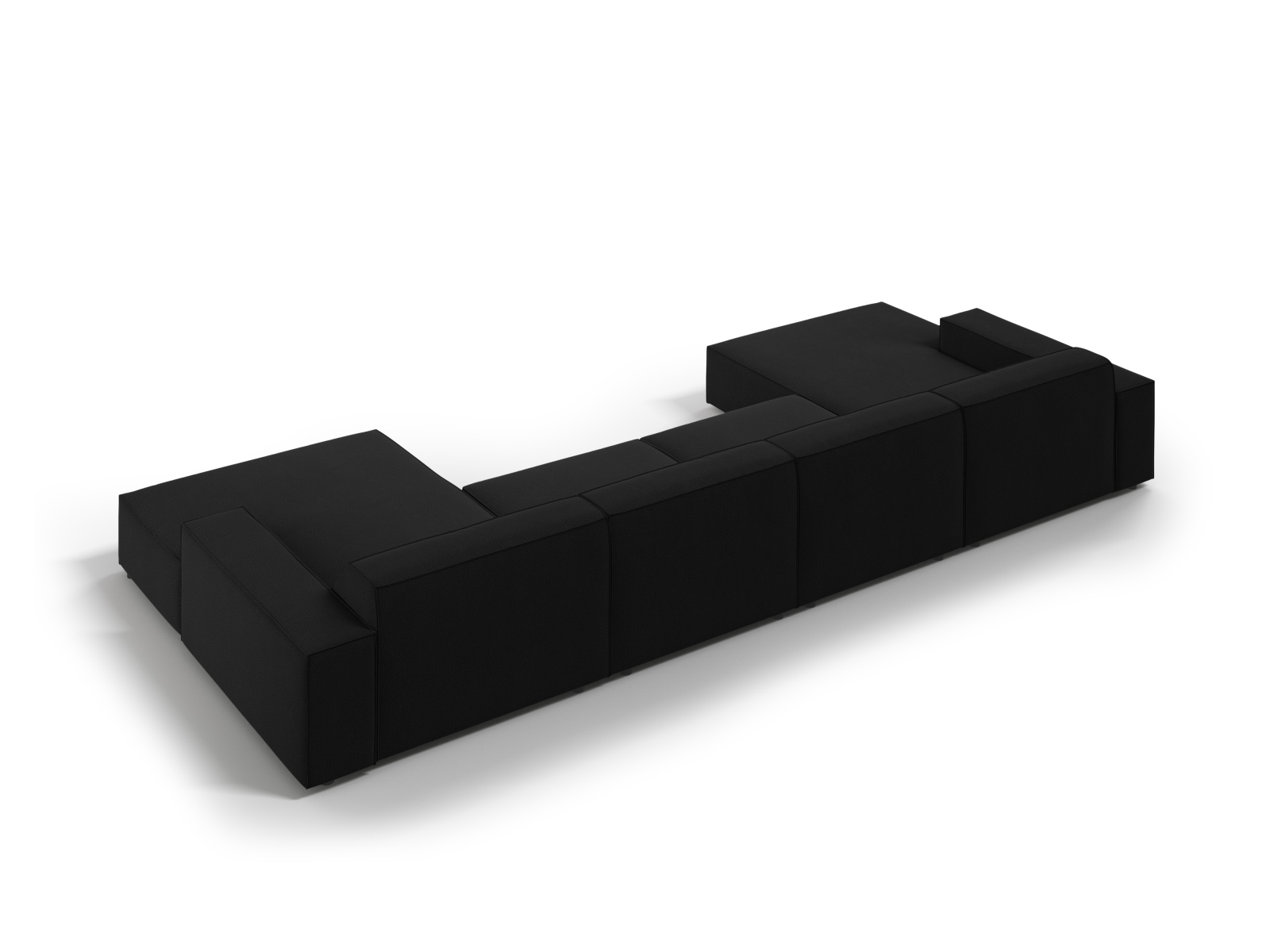 Modular Panoramic Sofa, "Jodie", 6 Seats, 364x162x77