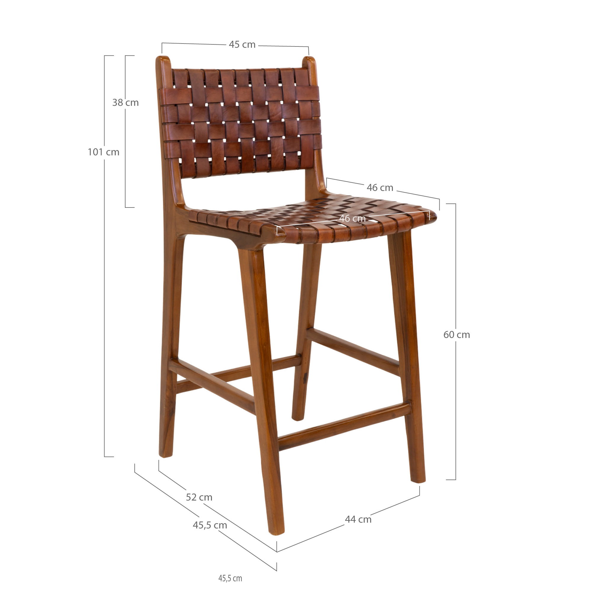 Perugia Counter Chair