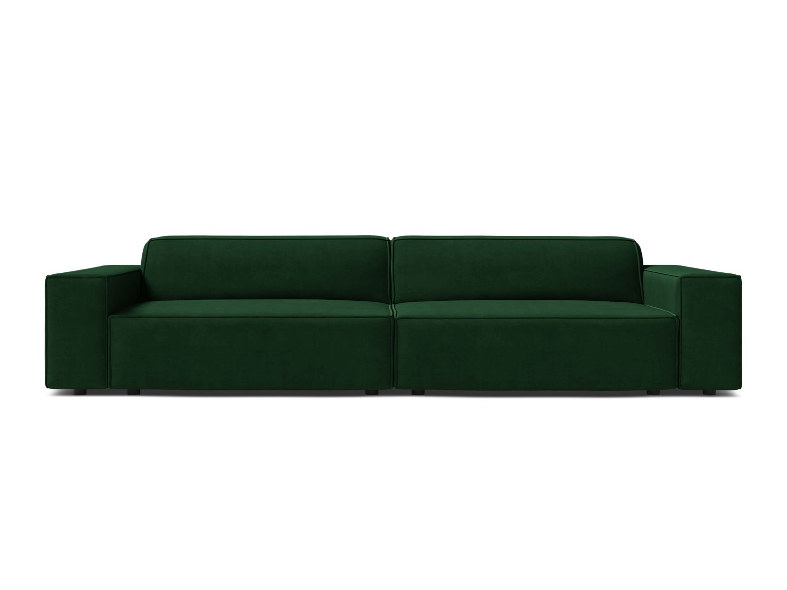 Velvet Modular Sofa, "Jodie", 4 Seats, 244x99x77