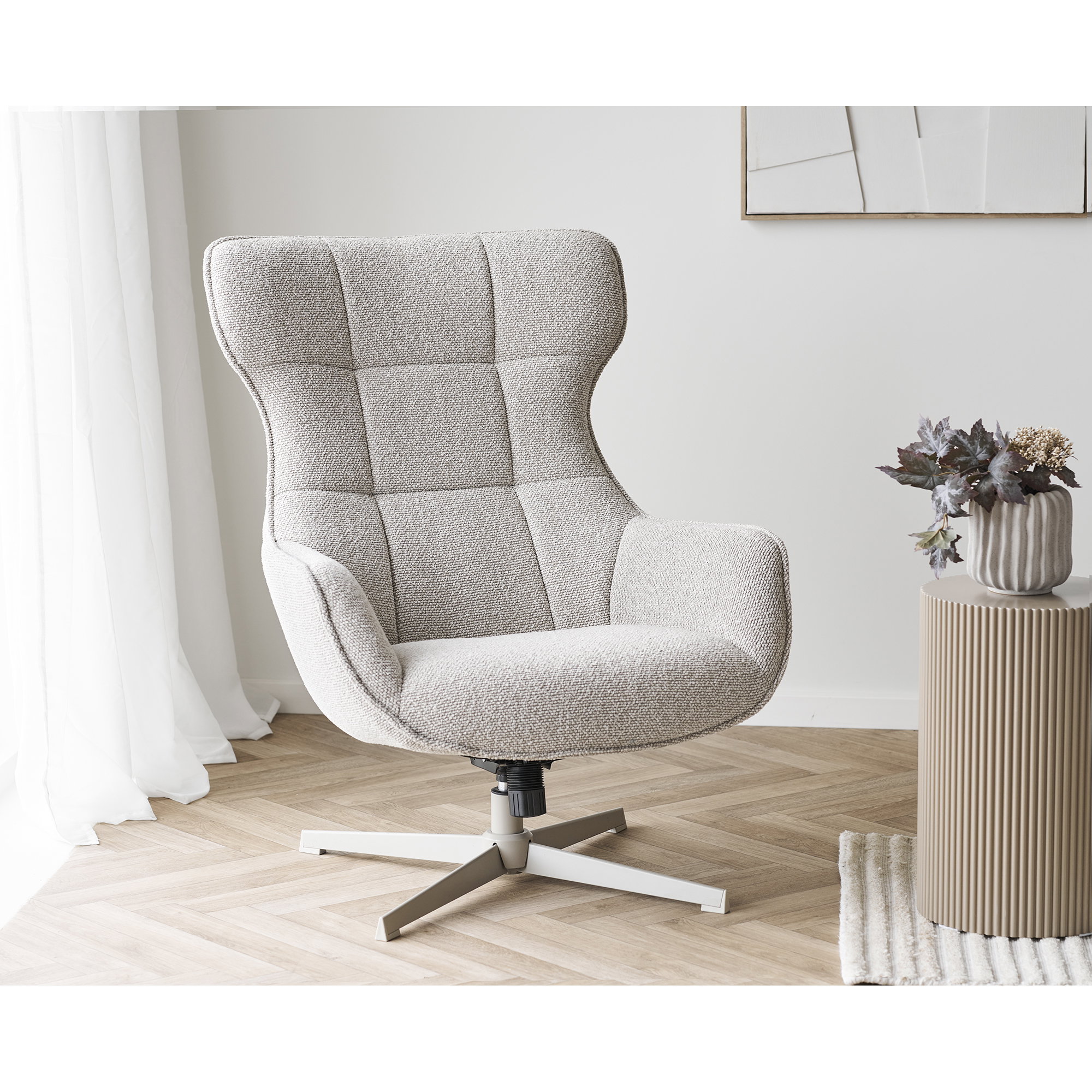 Turin Lounge chair with swivel function