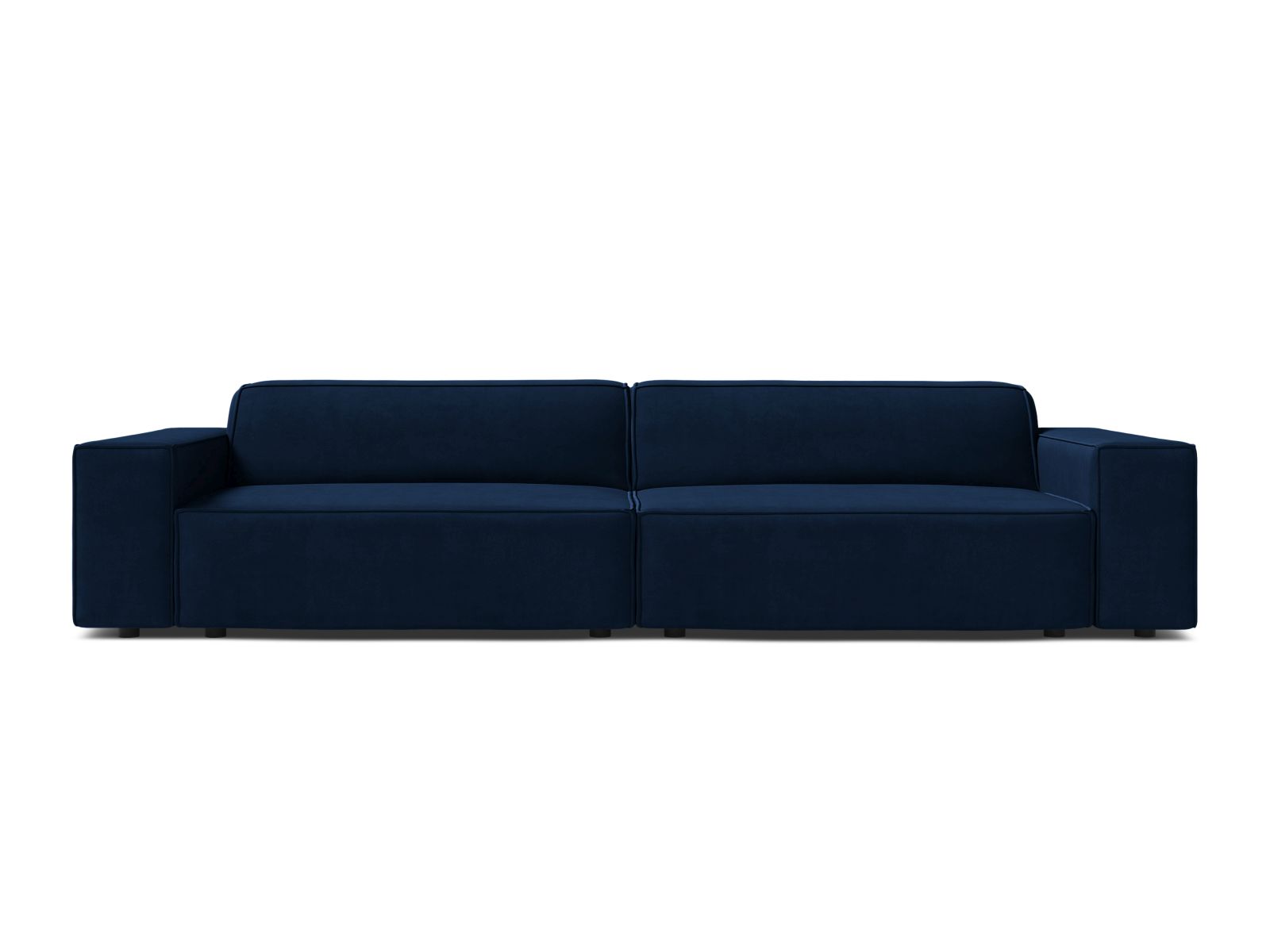 Velvet Modular Sofa, "Jodie", 4 Seats, 244x99x77