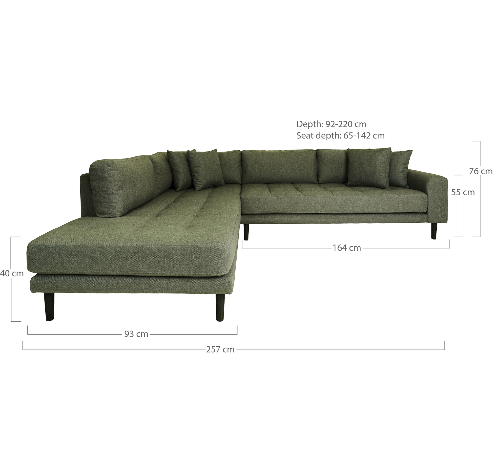 Lido Corner Sofa With Open End