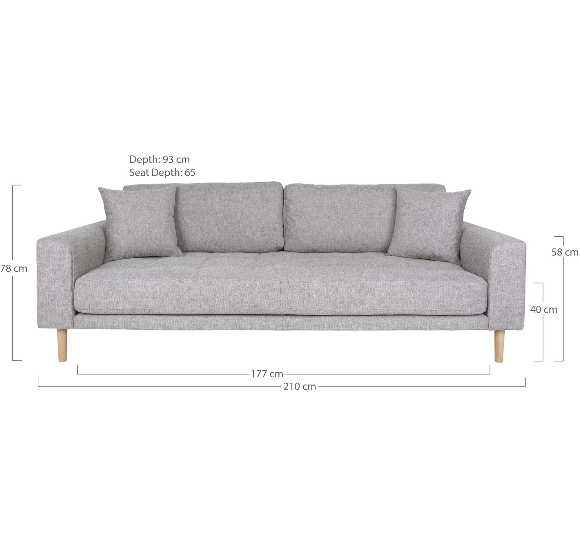 Lido 3 Seater Sofa