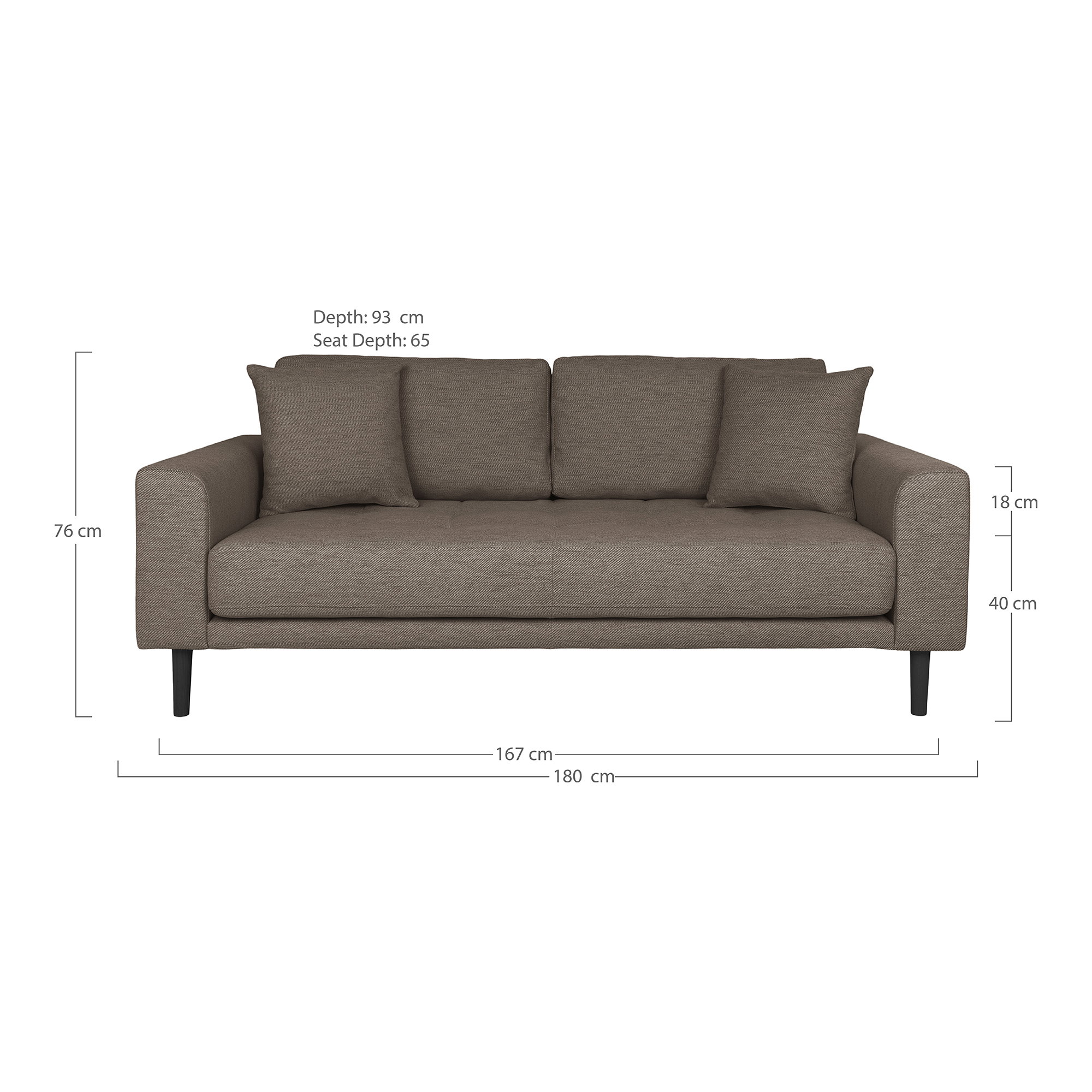 Lido 2,5 Seater Sofa