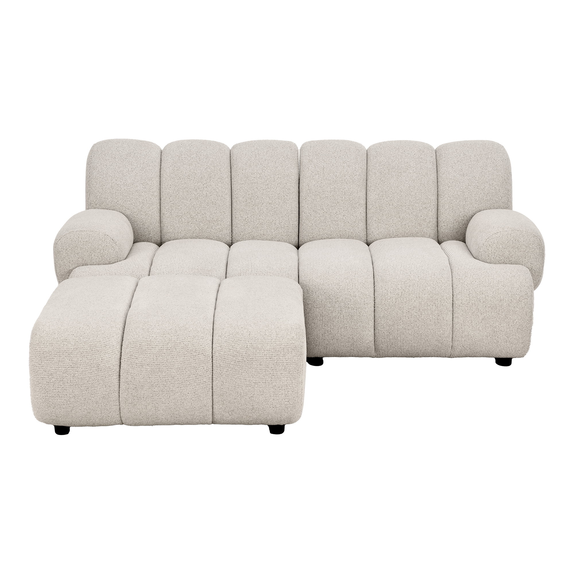 Taza 2.5 seater modular sofa w/pouf