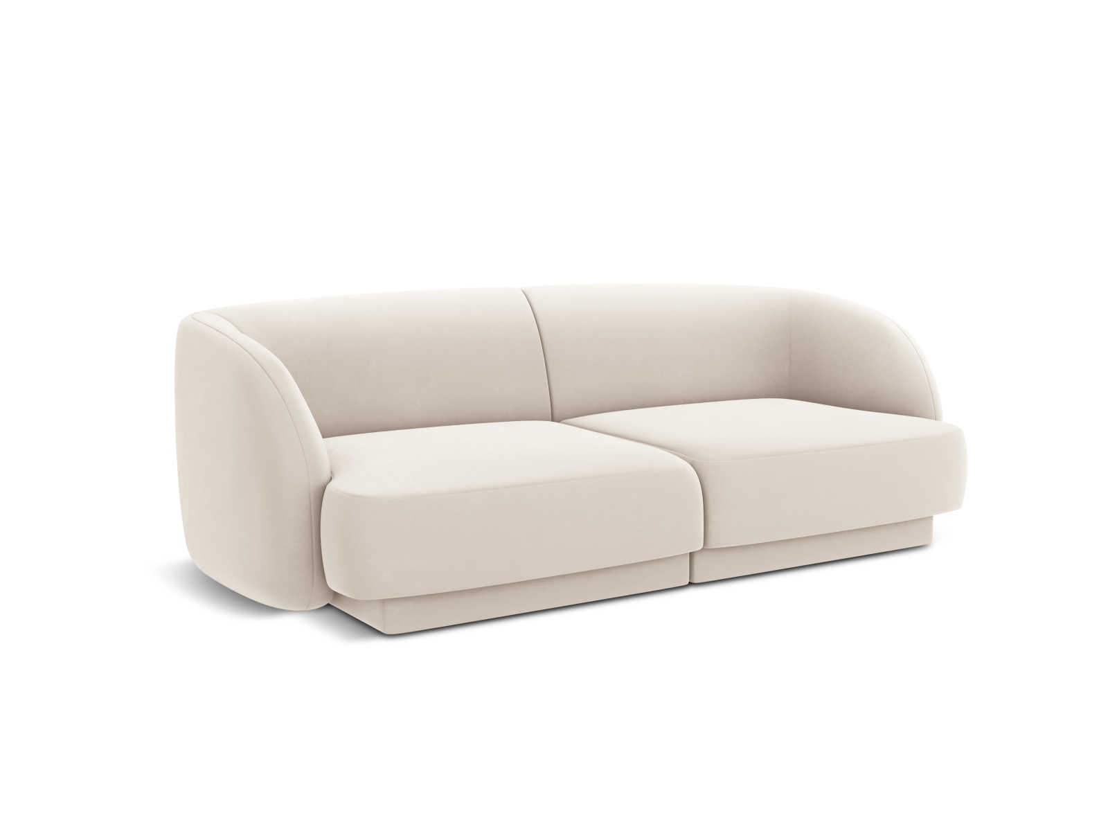 Velvet Sofa, "Miley", 2 Seats, 180x90x70
