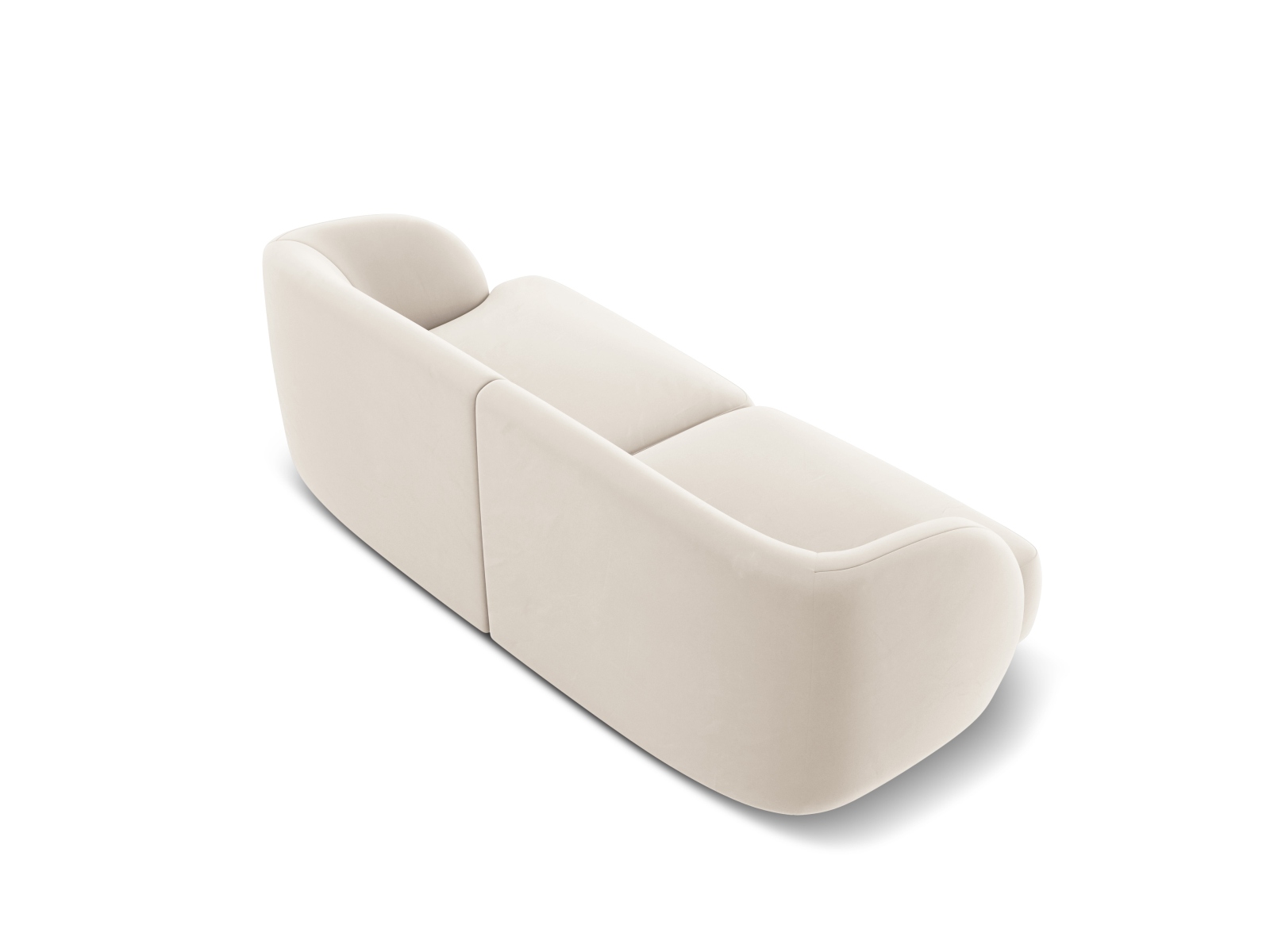 Velvet Sofa, "Miley", 2 Seats, 180x90x70