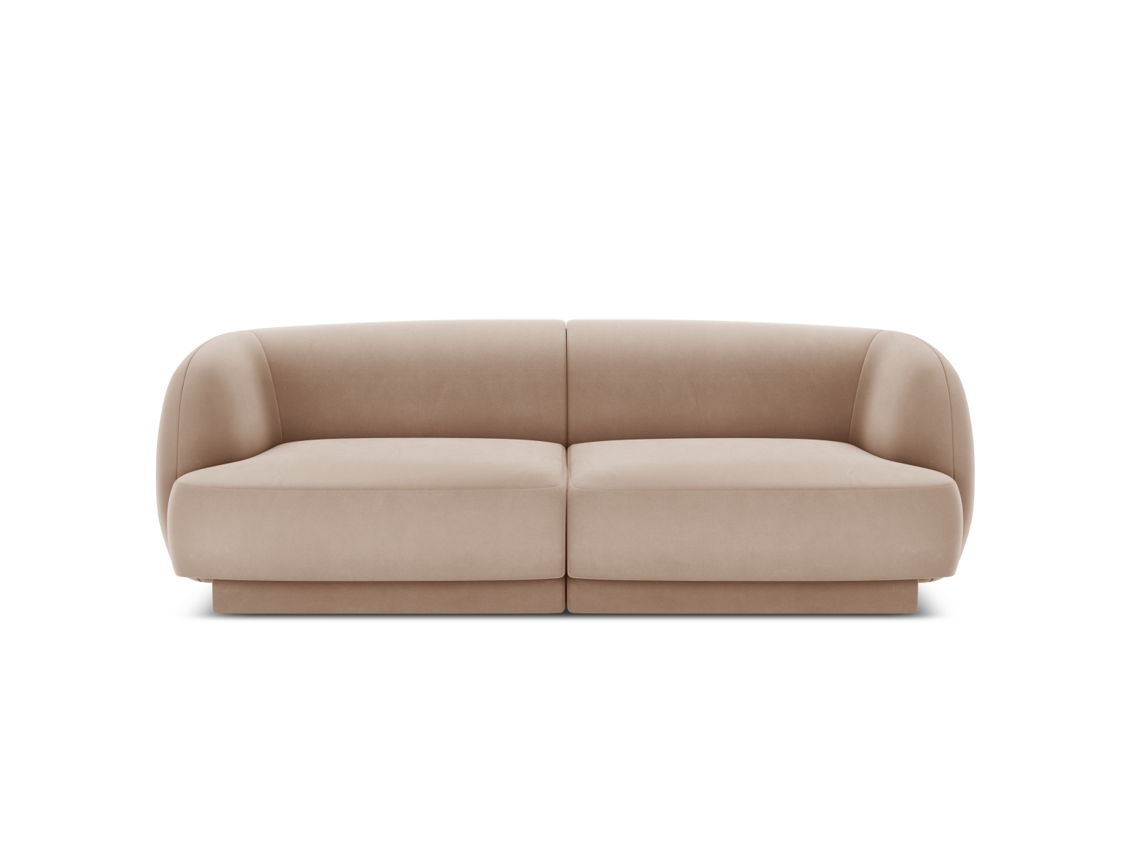 Velvet Sofa, "Miley", 2 Seats, 180x90x70