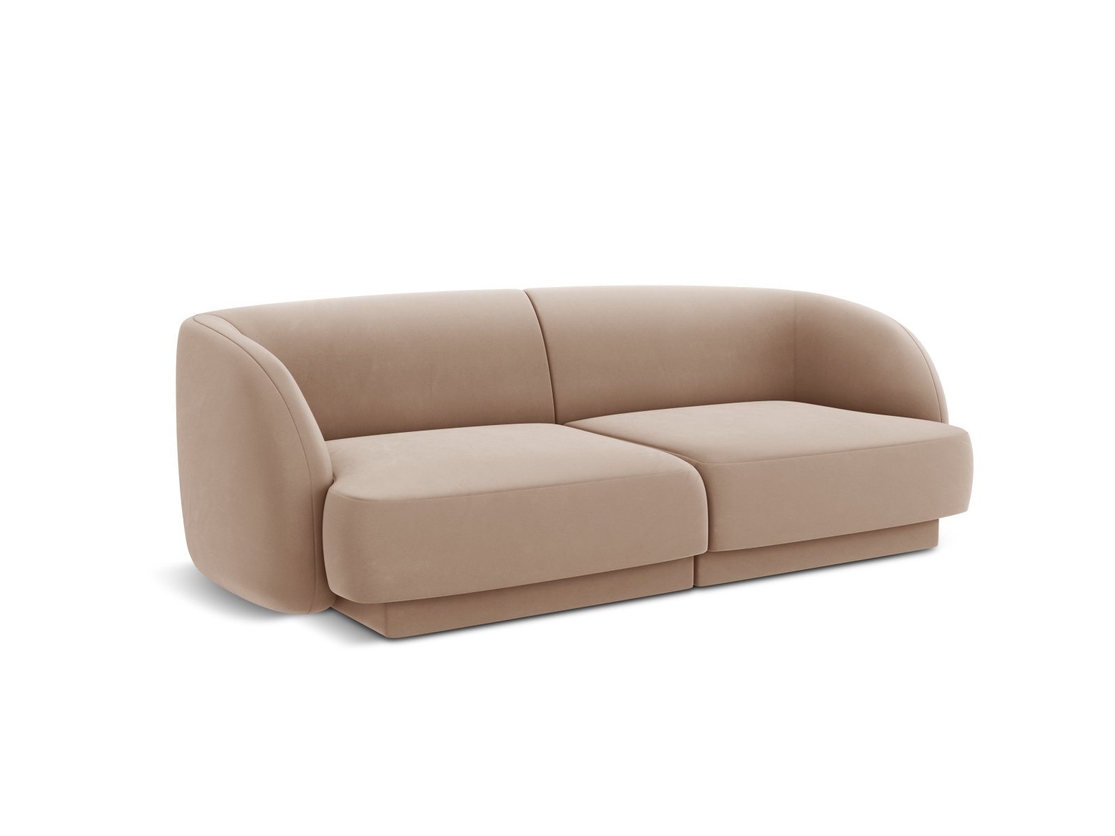 Velvet Sofa, "Miley", 2 Seats, 180x90x70