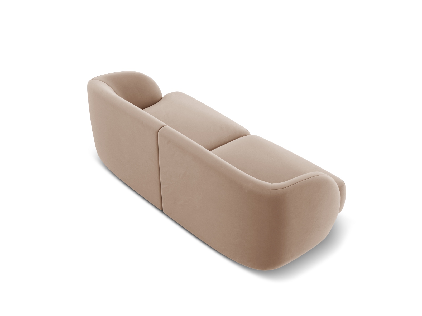 Velvet Sofa, "Miley", 2 Seats, 180x90x70