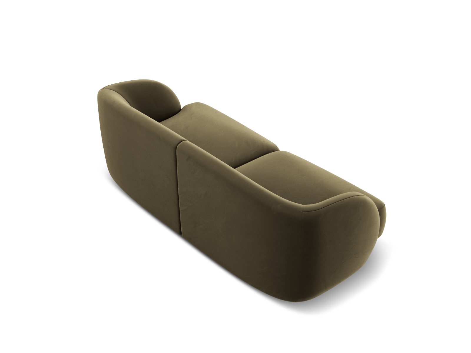 Velvet Sofa, "Miley", 2 Seats, 180x90x70