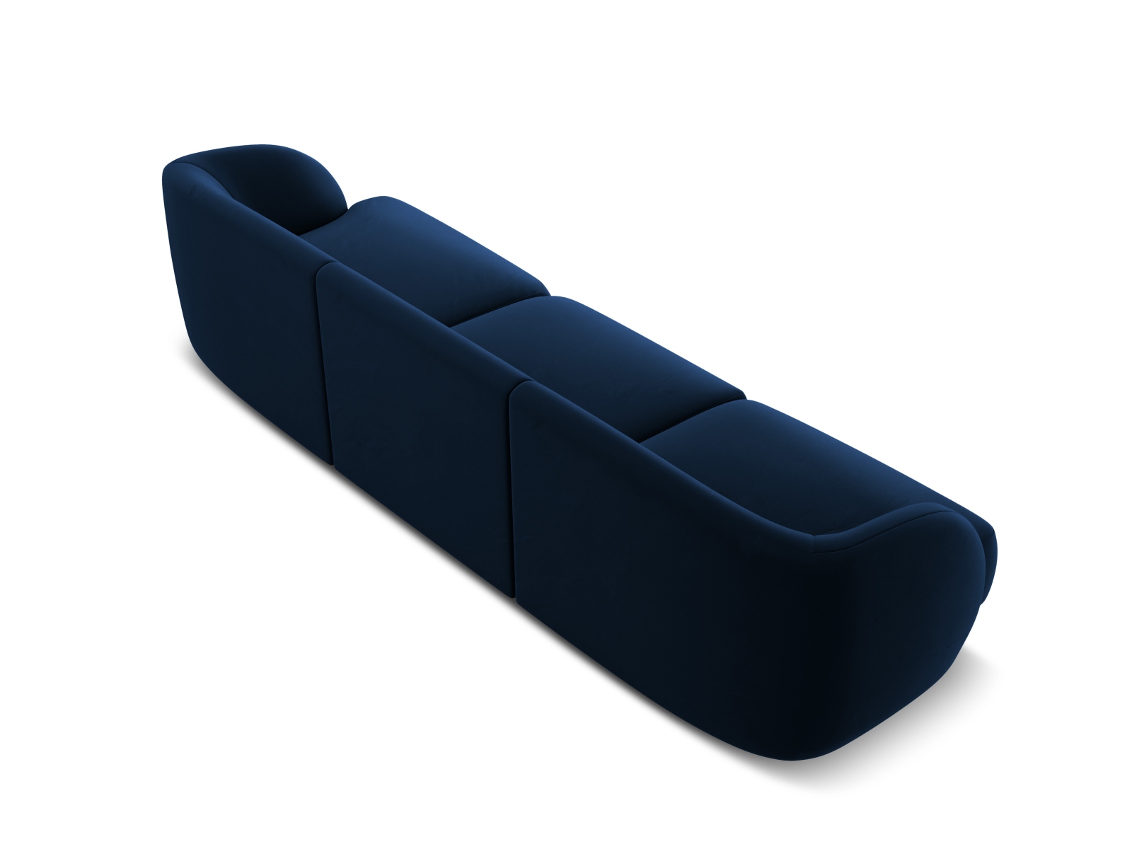 Velvet Sofa, "Miley", 3 Seats, 255x90x70