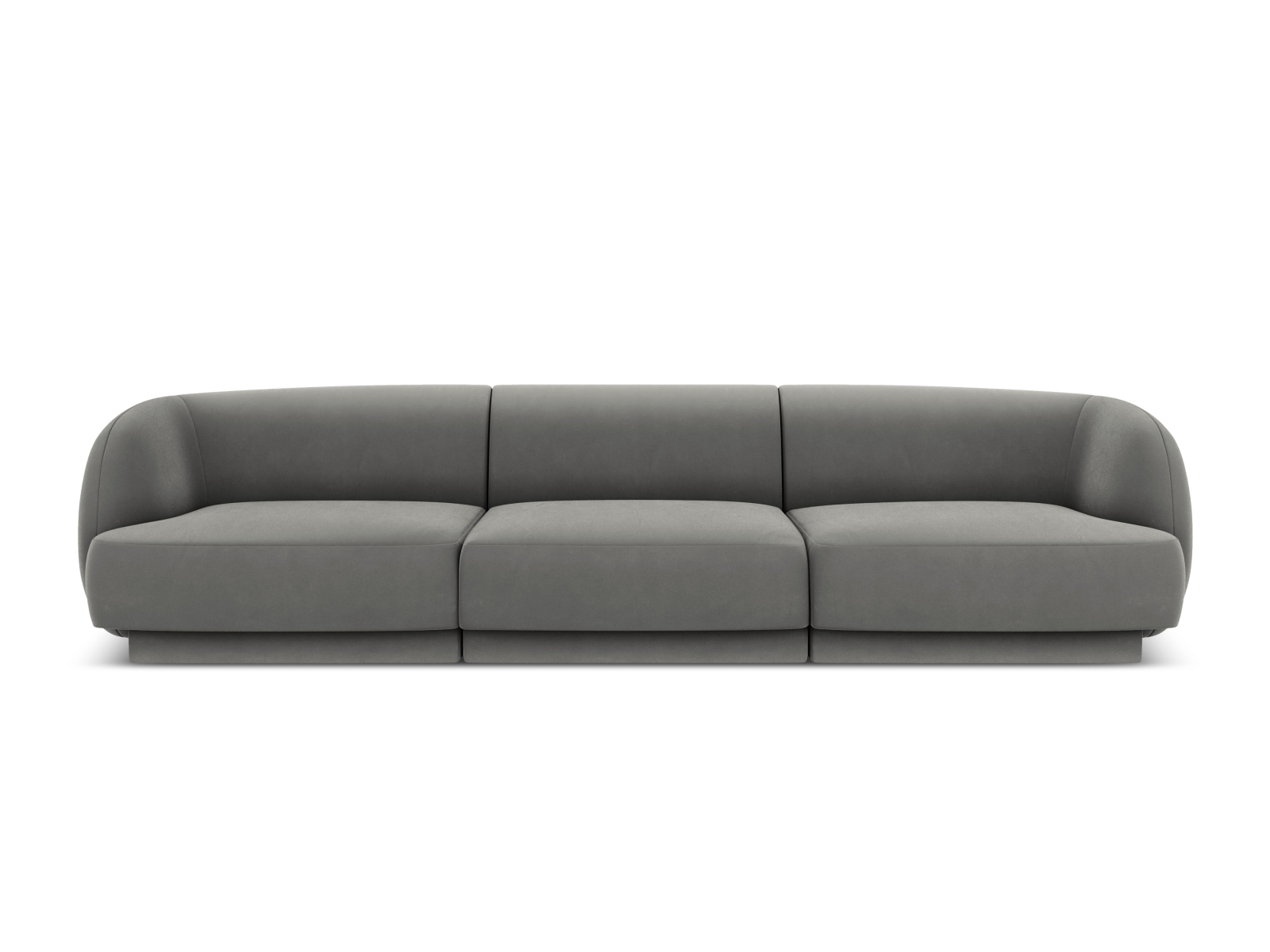 Velvet Sofa, "Miley", 3 Seats, 255x90x70