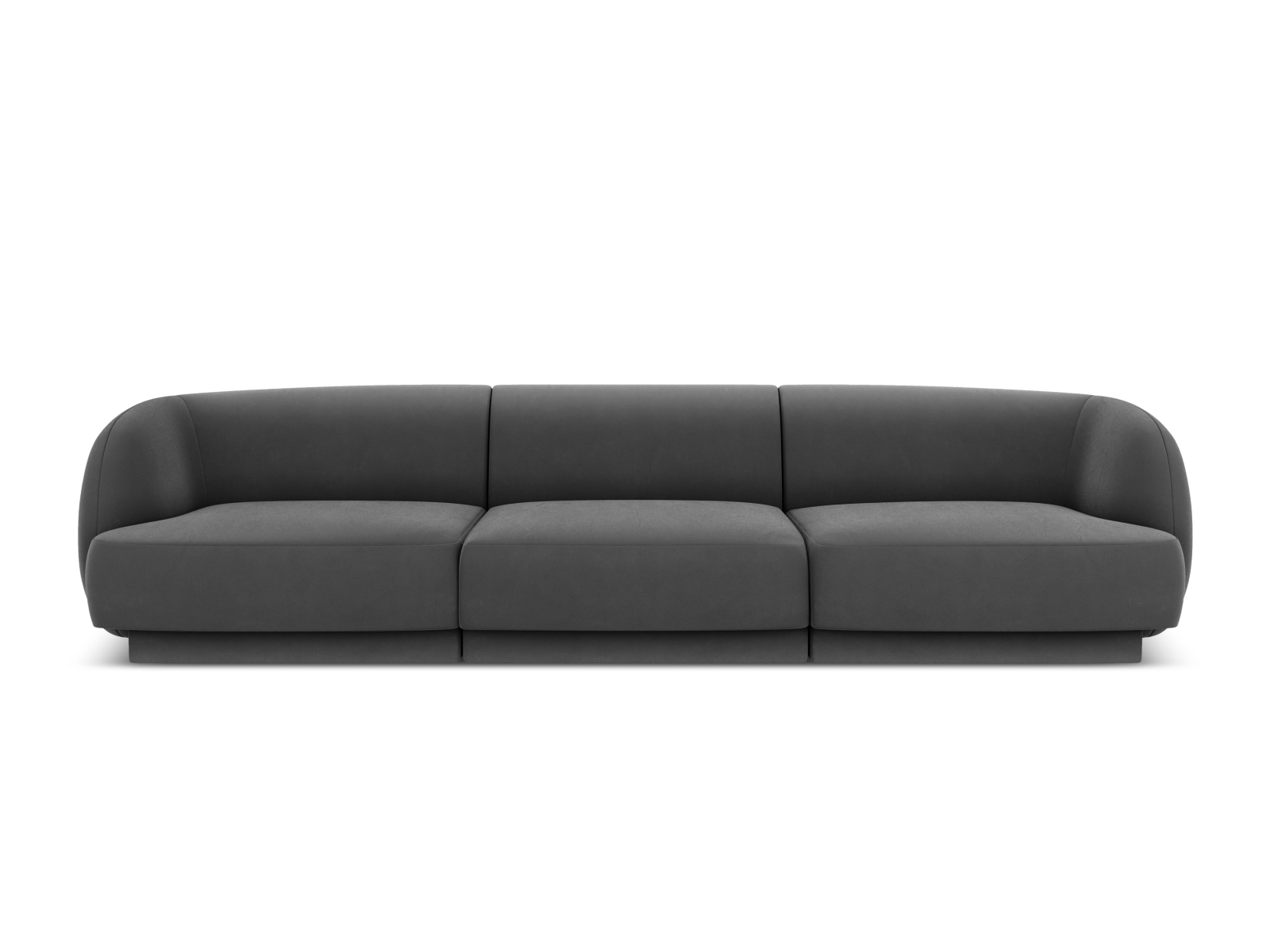 Velvet Sofa, "Miley", 3 Seats, 255x90x70