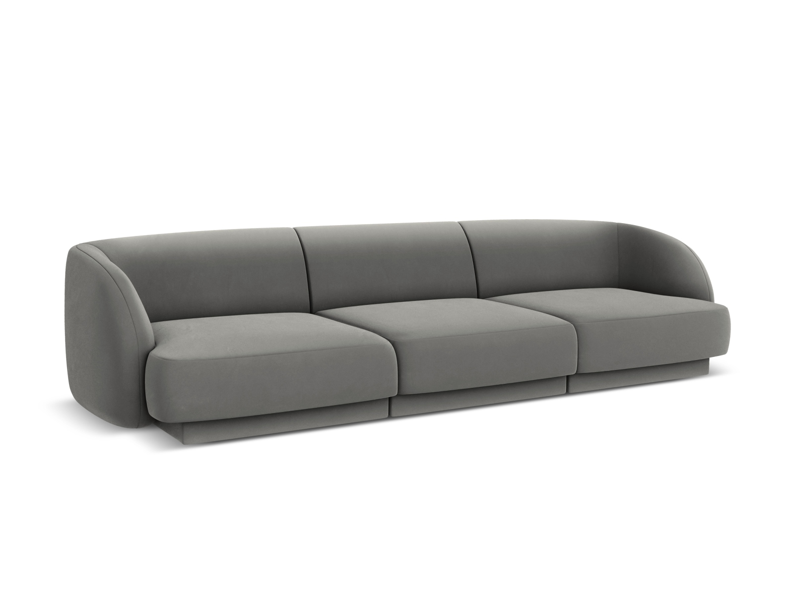 Velvet Sofa, "Miley", 3 Seats, 255x90x70