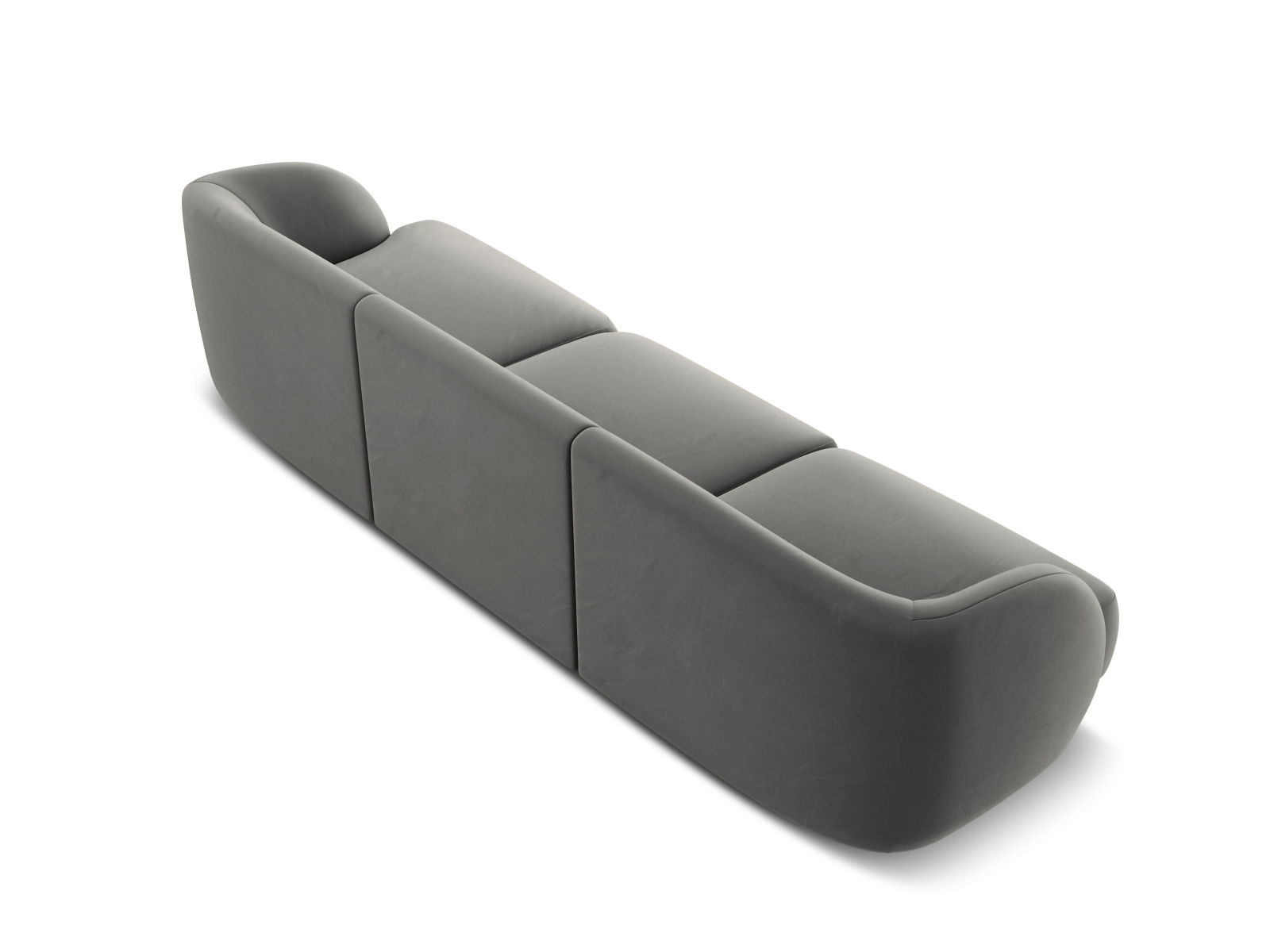 Velvet Sofa, "Miley", 3 Seats, 255x90x70