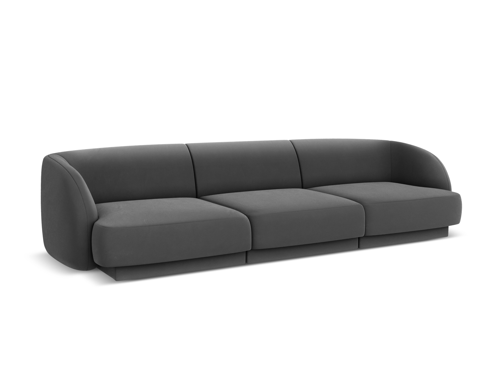 Velvet Sofa, "Miley", 3 Seats, 255x90x70